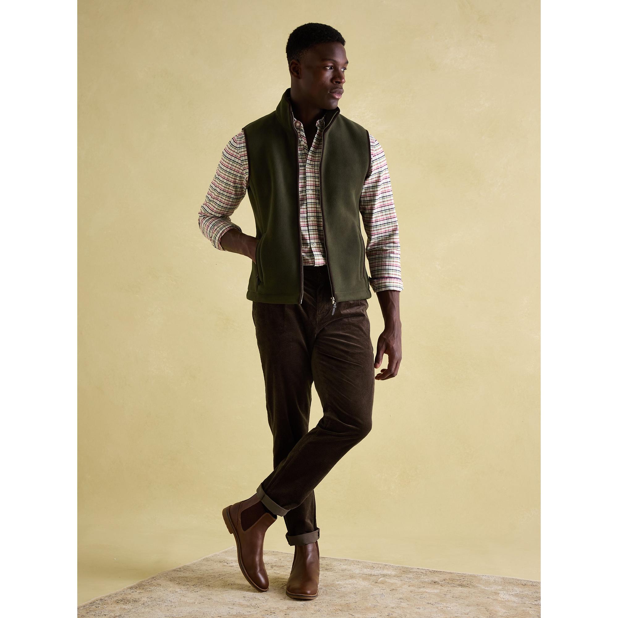 Product image 2 of 9 of Joules Men's Greenfield Full Zip Fleece Gilet - Green