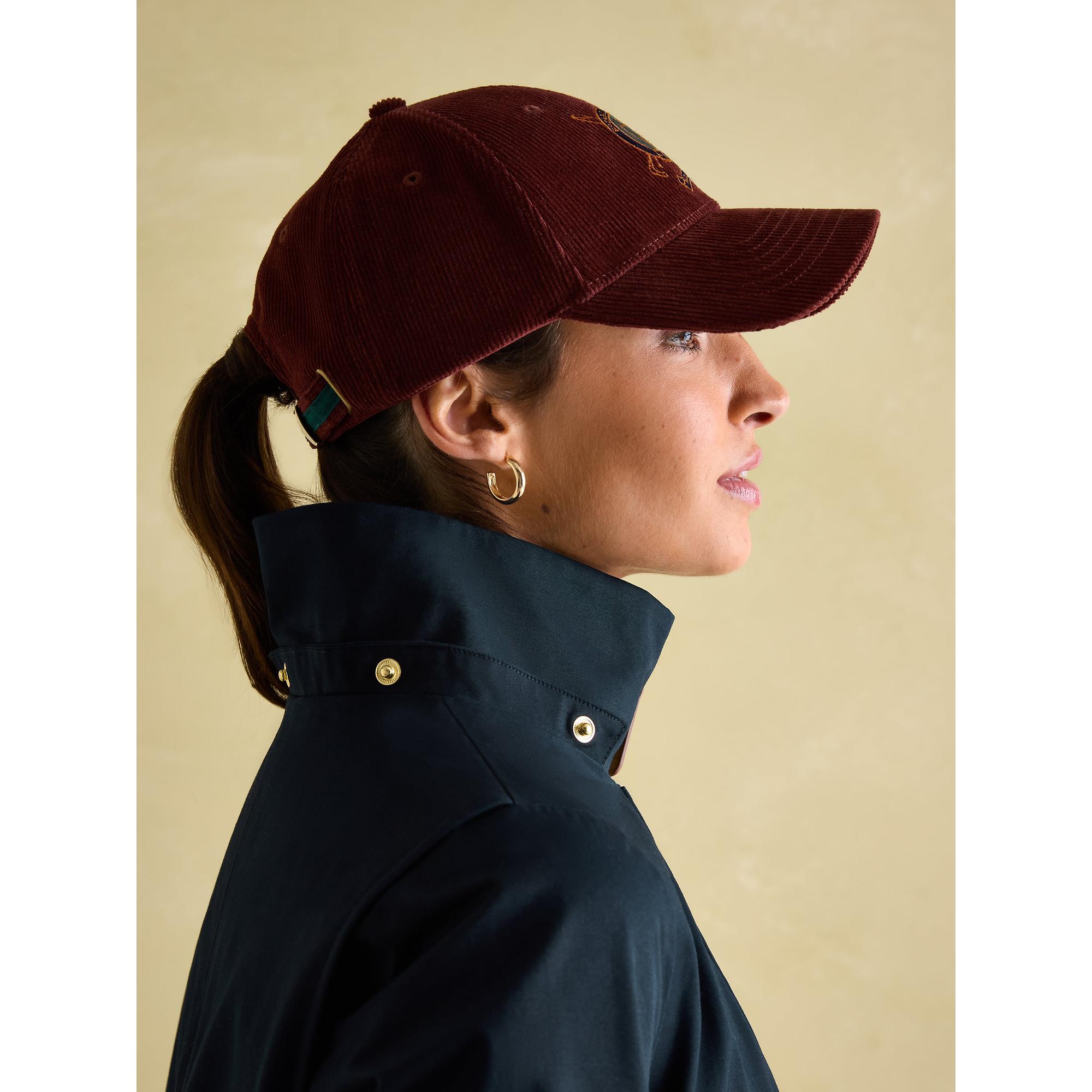 Product image 5 of 8 of Joules Women's Harpsden Waterproof Long Hooded Raincoat - Navy