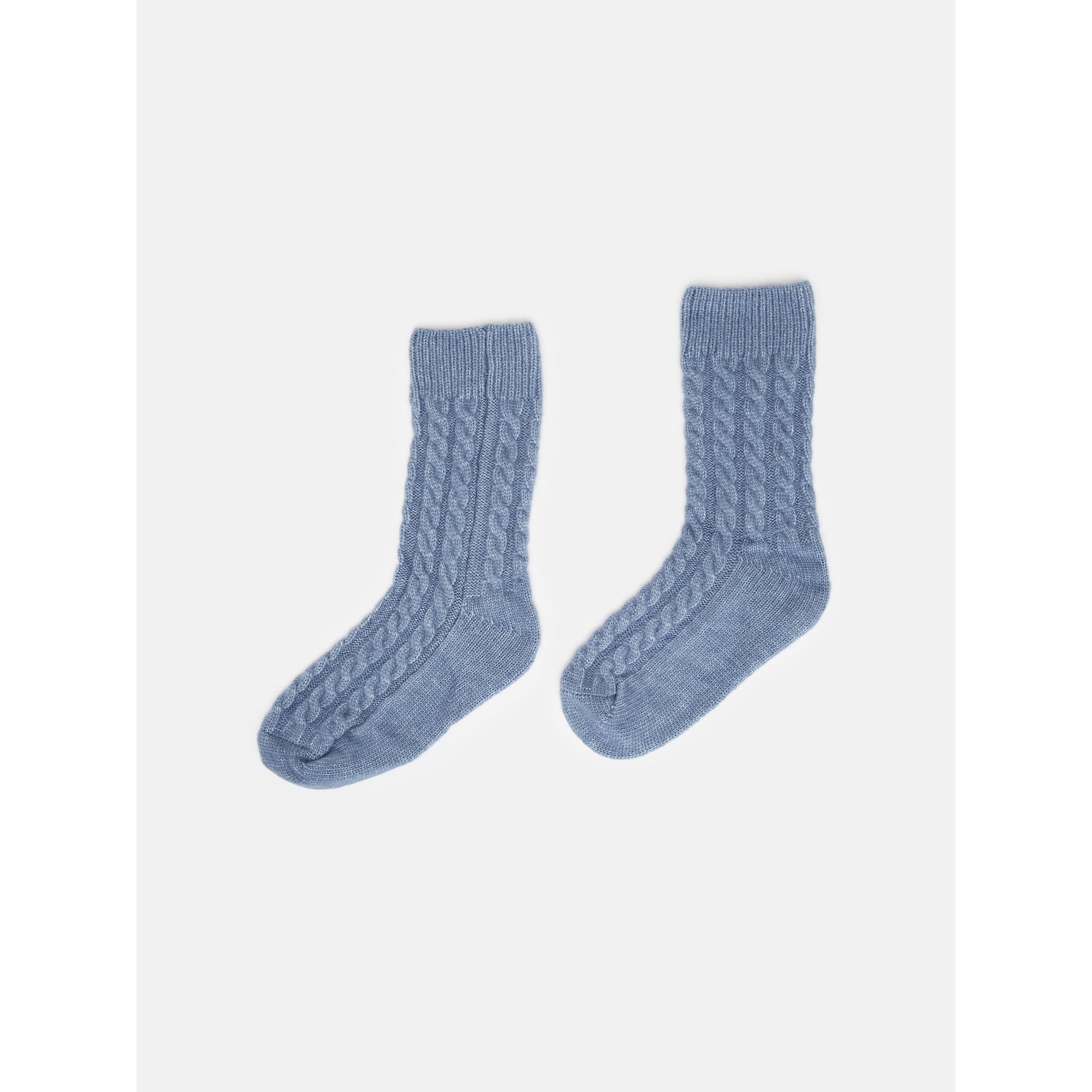 Product image 3 of 3 of Joules Women's Dreamer Silk Eye Mask & Sock Set - Blue