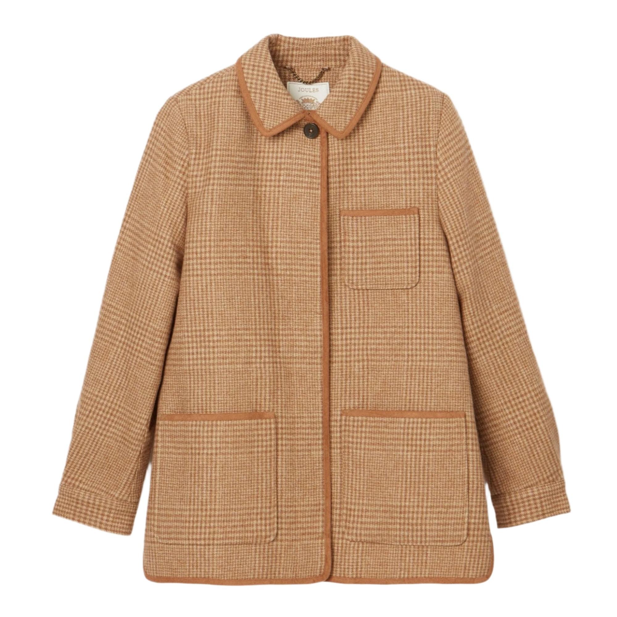 Product image 1 of 11 of Joules Women's Launton Tweed Jacket - Derwent Check
