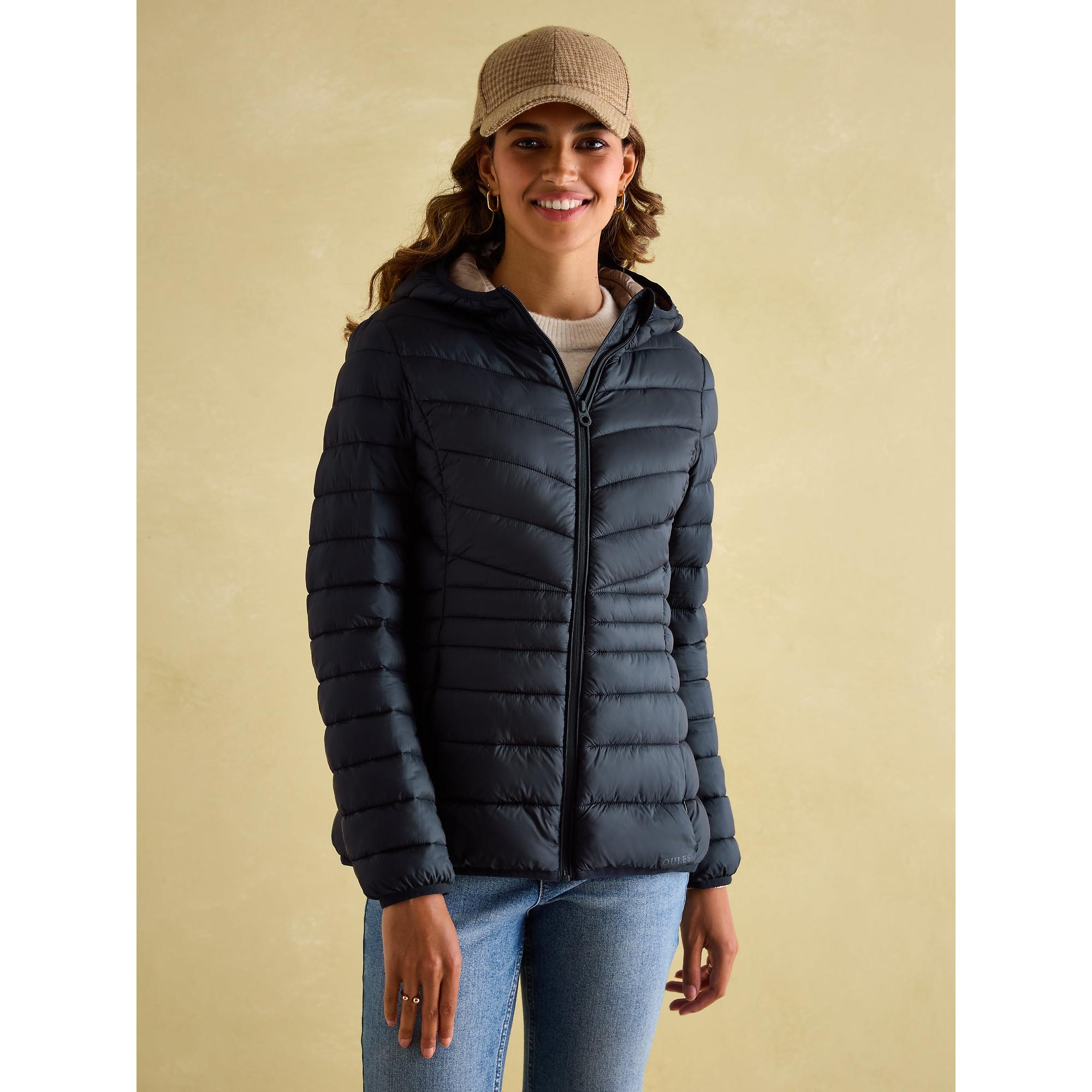 Product image 6 of 10 of Joules Women's Kenley Showerproof Padded Coat - Navy