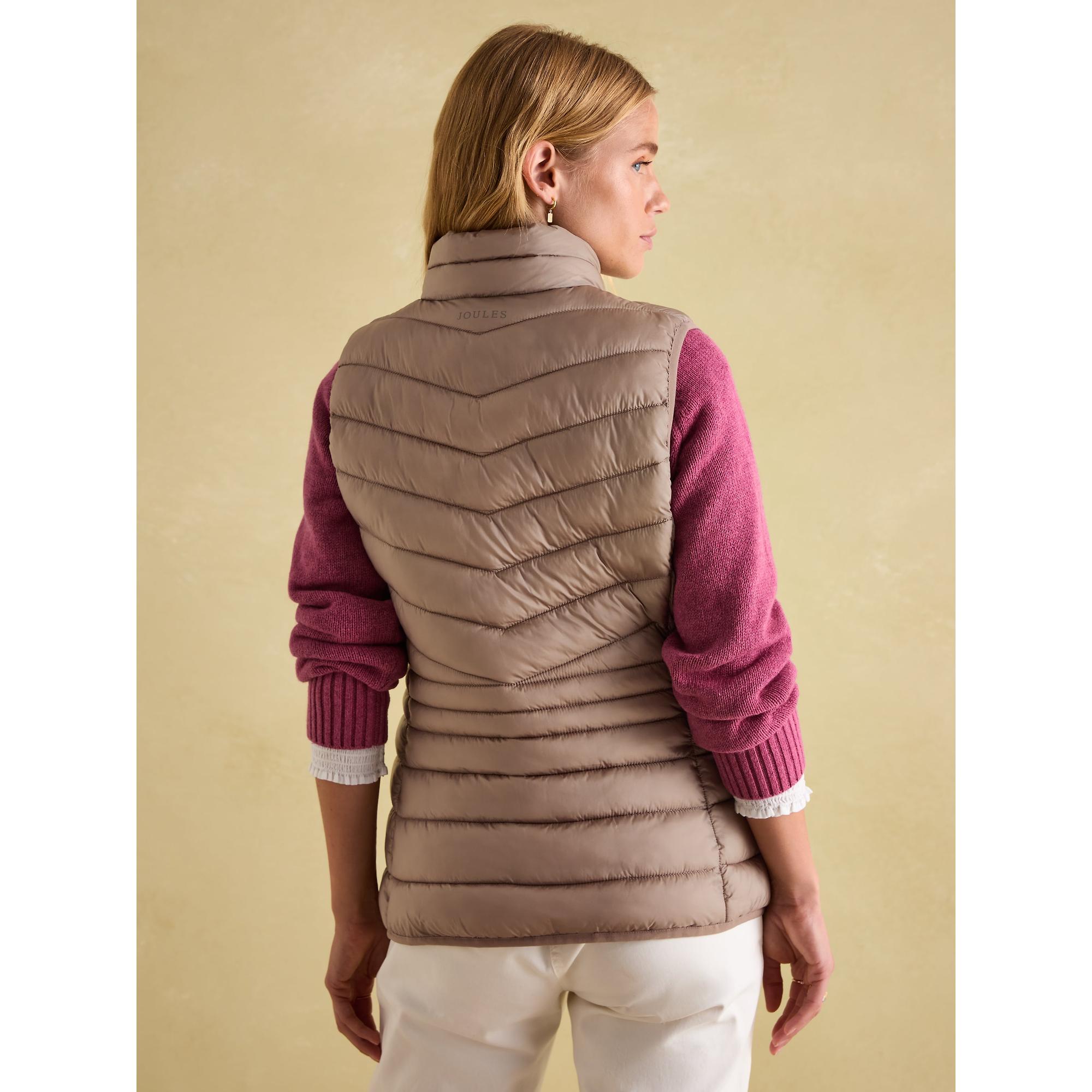 Product image 4 of 7 of Joules Women's Kenley Showerproof Padded Gilet - Pearl