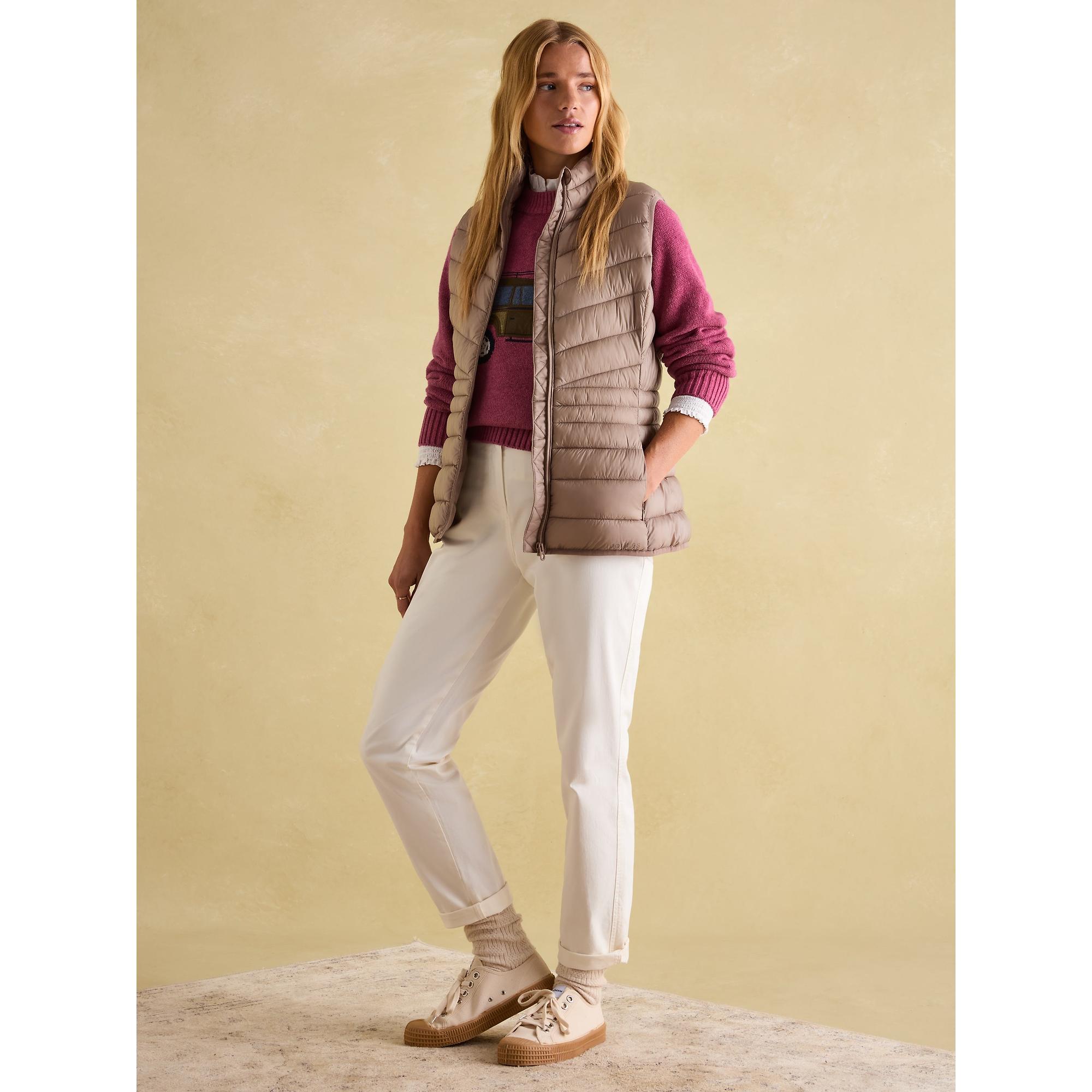 Product image 5 of 7 of Joules Women's Kenley Showerproof Padded Gilet - Pearl