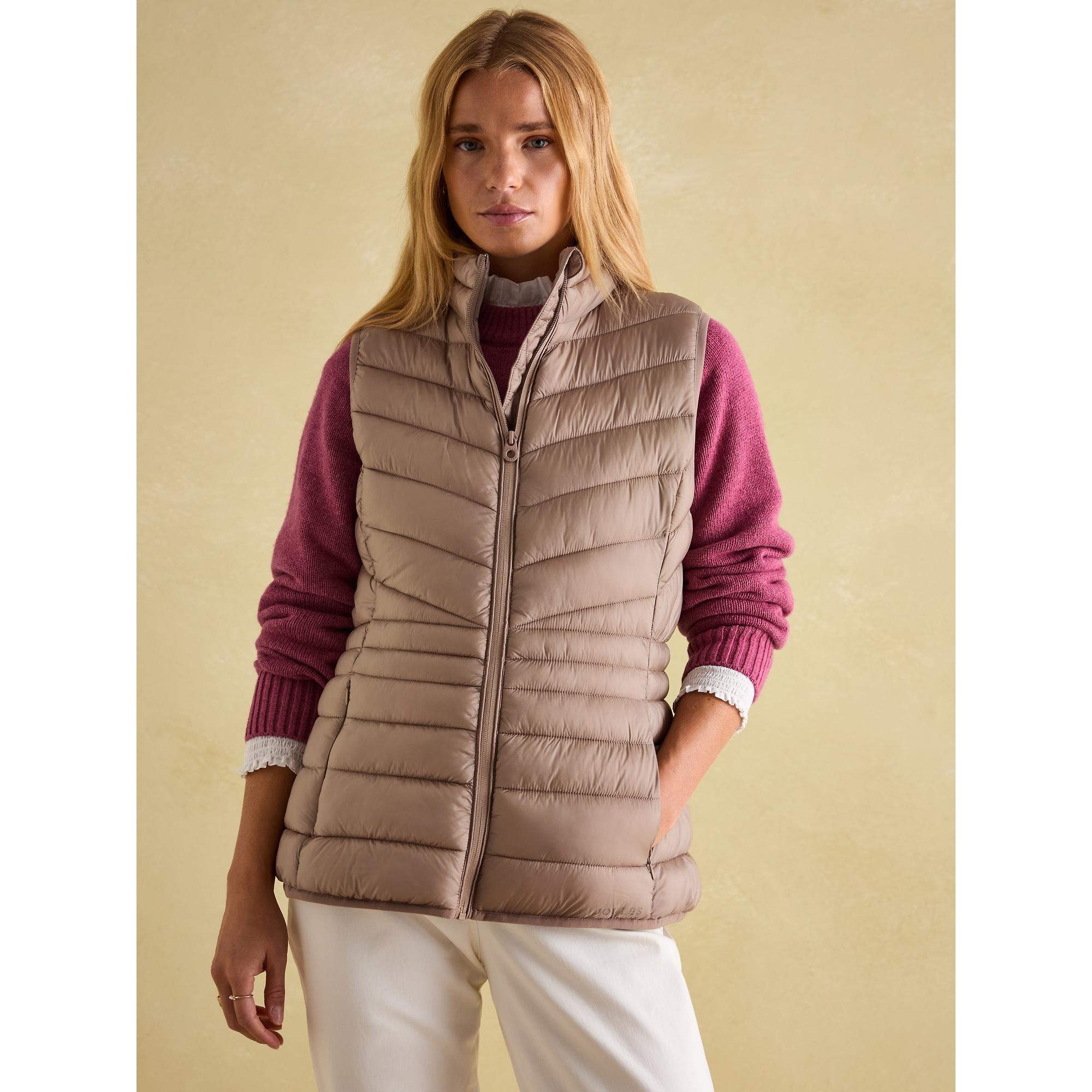 Product image 2 of 7 of Joules Women's Kenley Showerproof Padded Gilet - Pearl