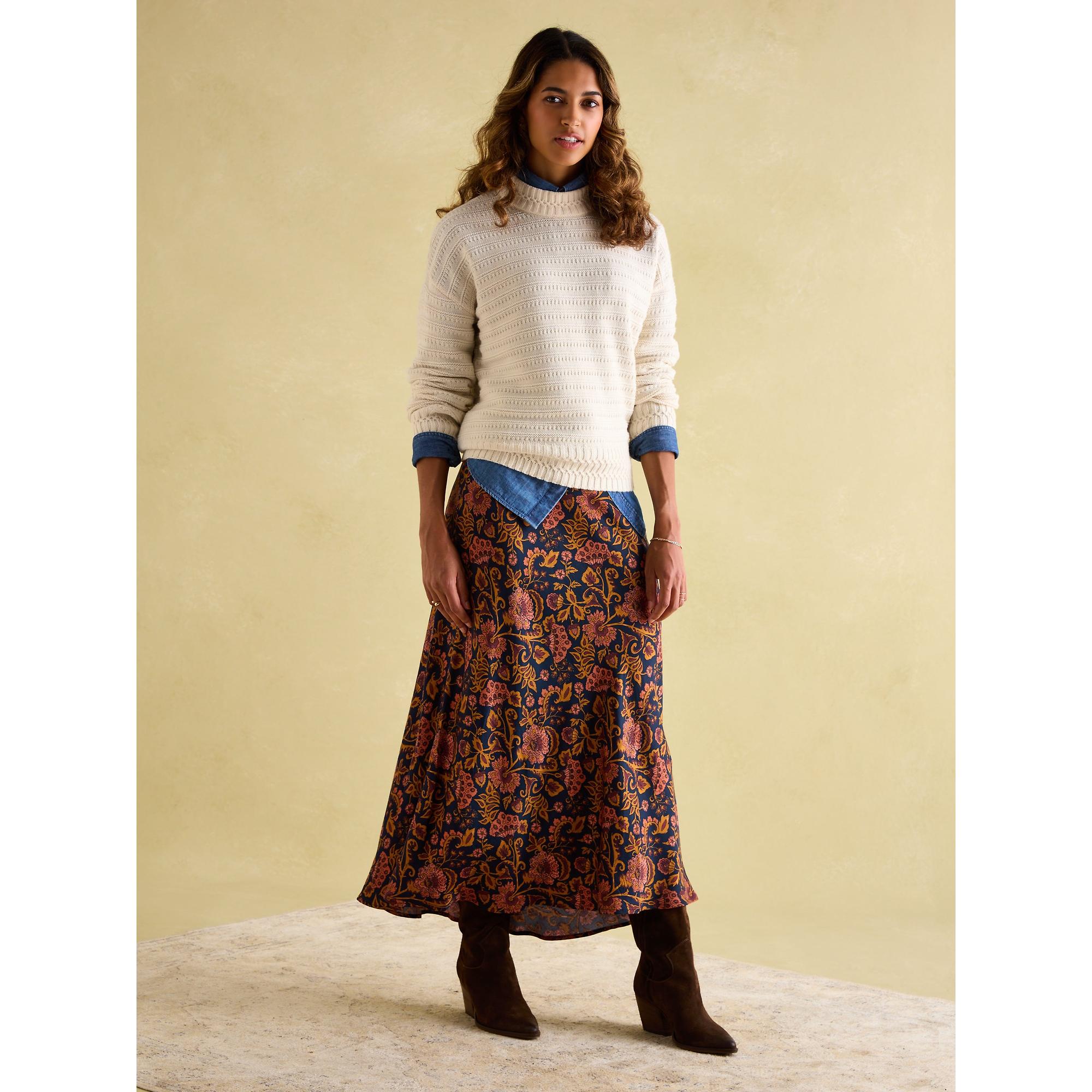 Product image 5 of 6 of Joules Women's Bernie Crew Neck Textured Jumper - Cream