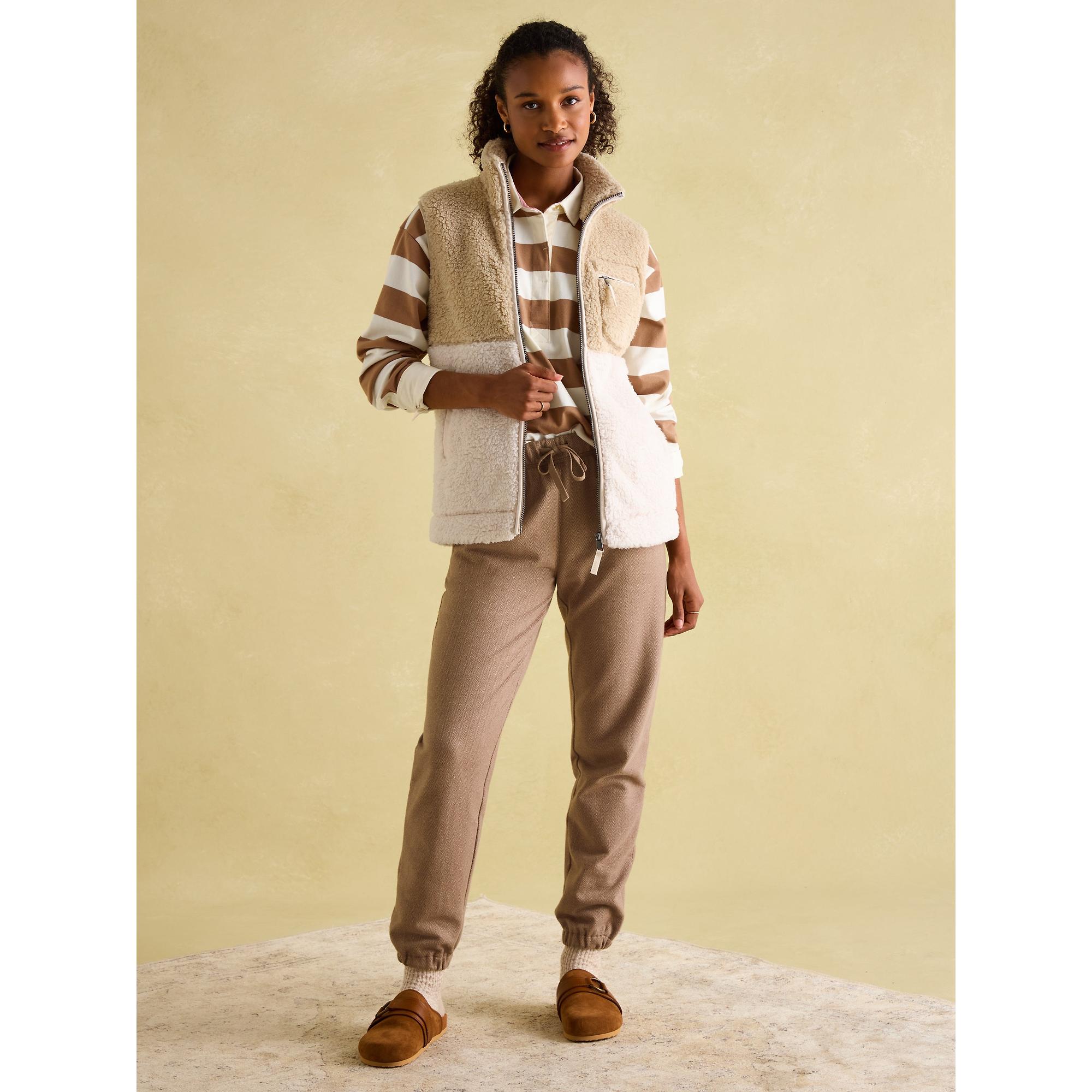 Product image 5 of 7 of Joules Women's Mallory Fleece Gilet - Cream