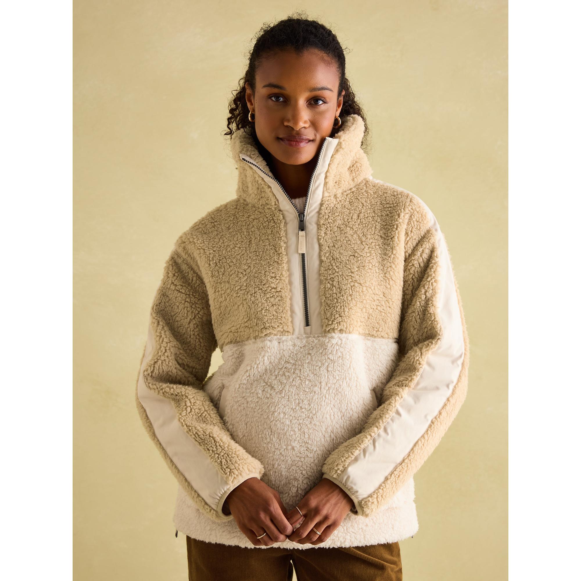 Product image 2 of 7 of Joules Women's Tilly Quarter Zip Fleece - Neutral