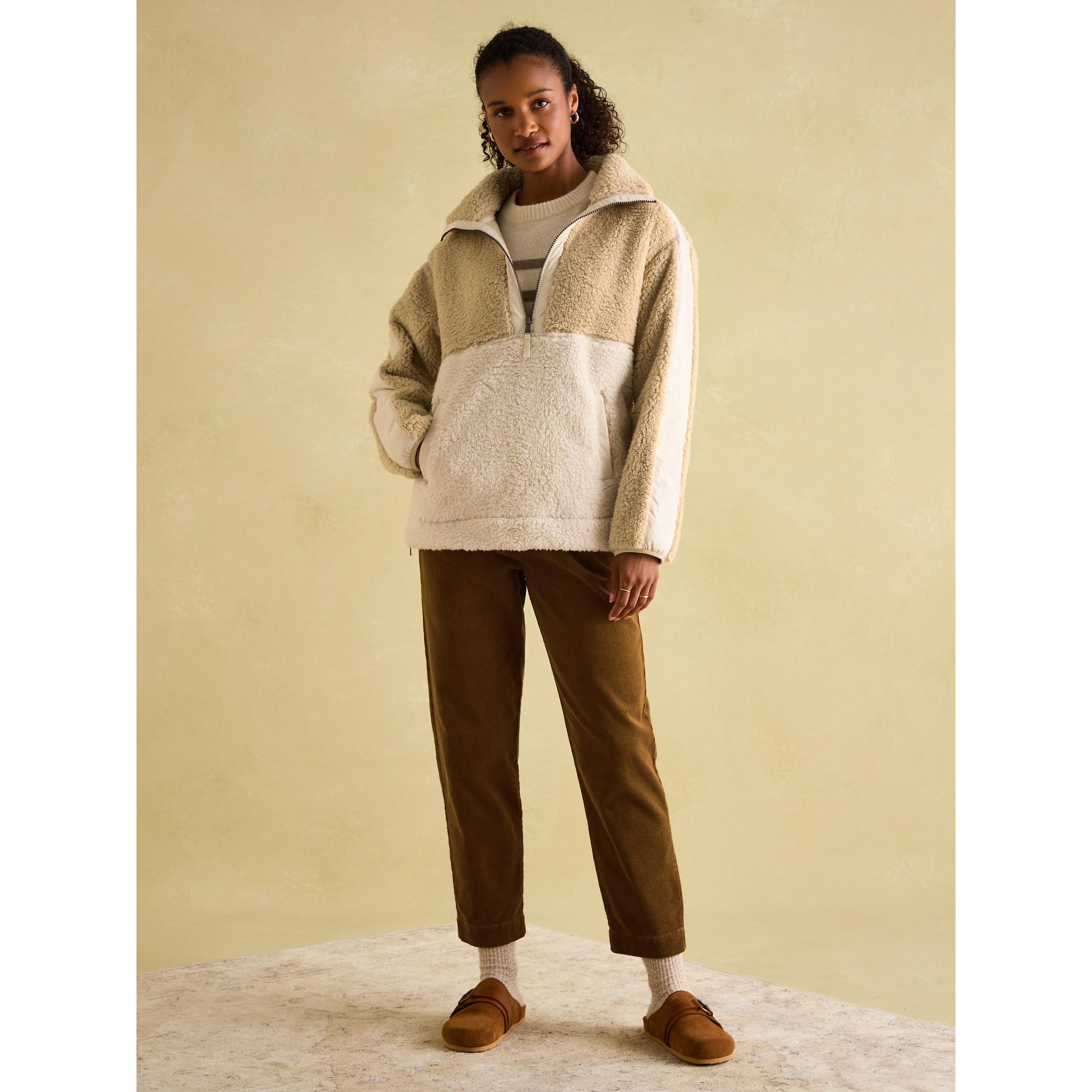 Product image 4 of 7 of Joules Women's Tilly Quarter Zip Fleece - Neutral