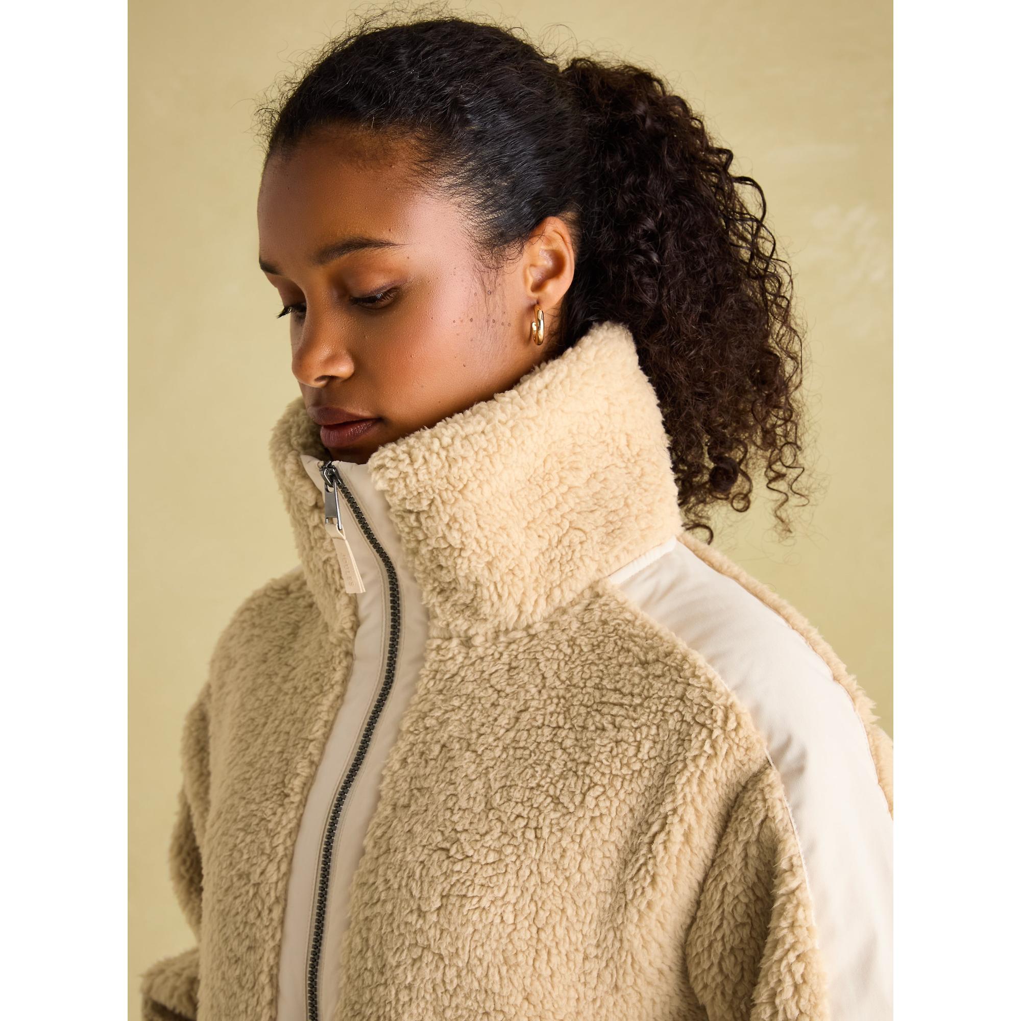 Product image 7 of 7 of Joules Women's Tilly Quarter Zip Fleece - Neutral