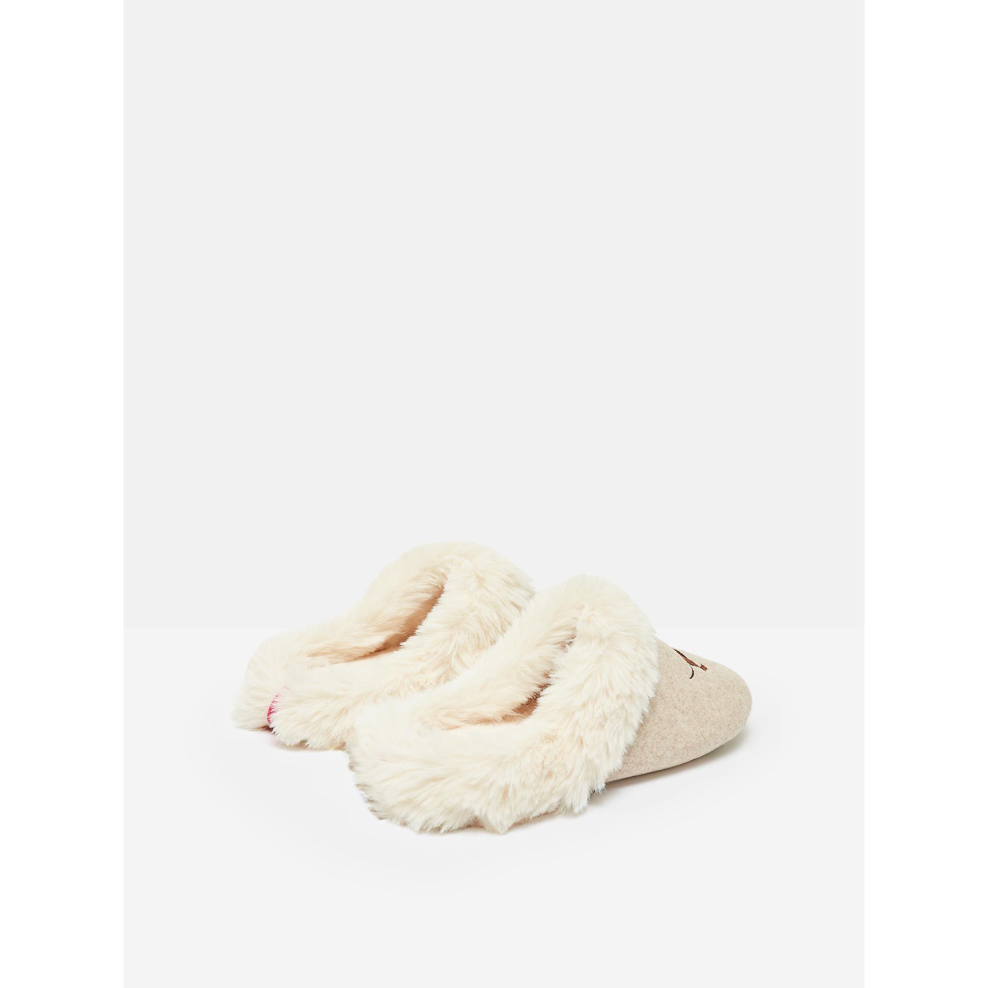 Product image 4 of 7 of Joules Women's Slippet Luxe Embroidered Slippers - Natural Dachshund