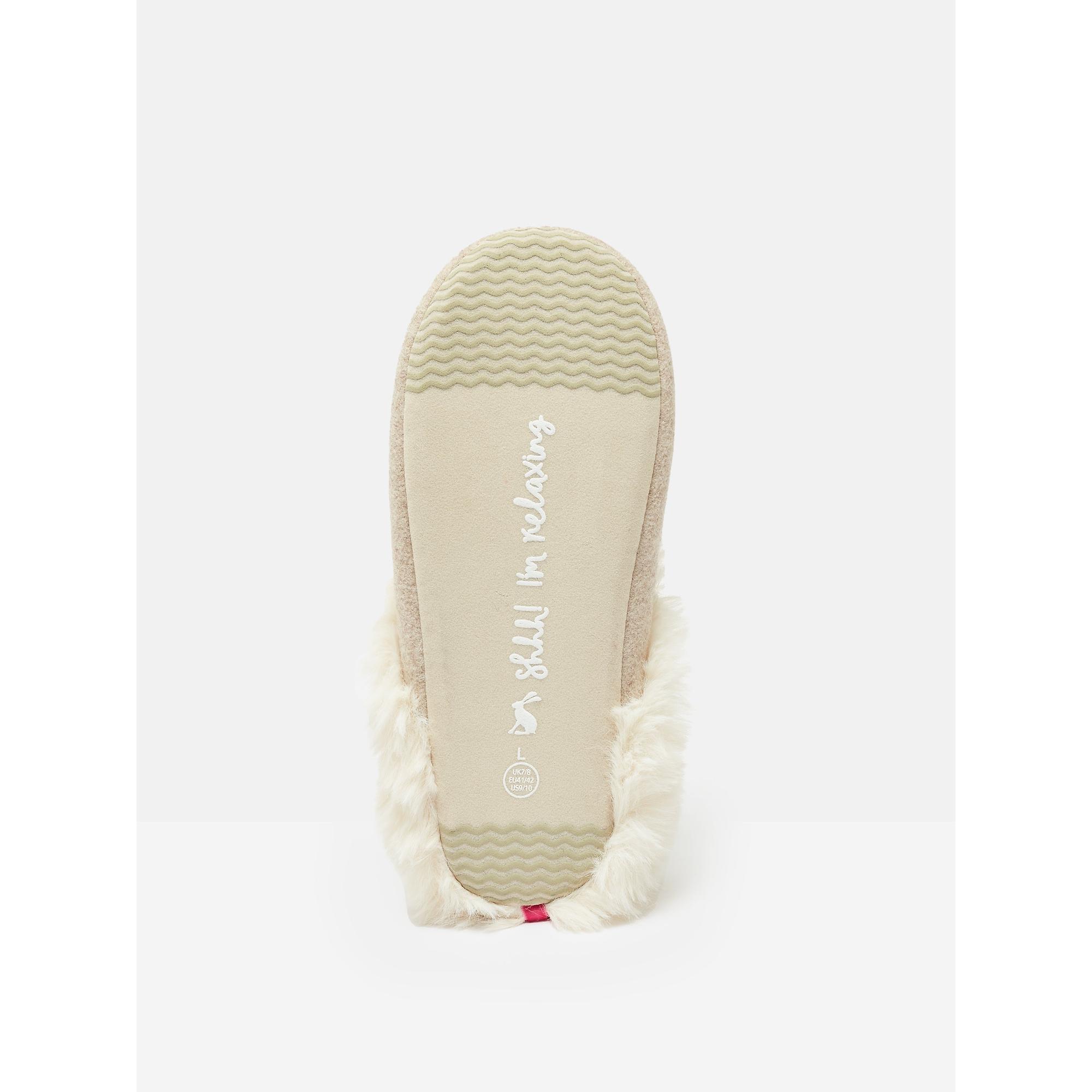 Product image 6 of 7 of Joules Women's Slippet Luxe Embroidered Slippers - Natural Dachshund