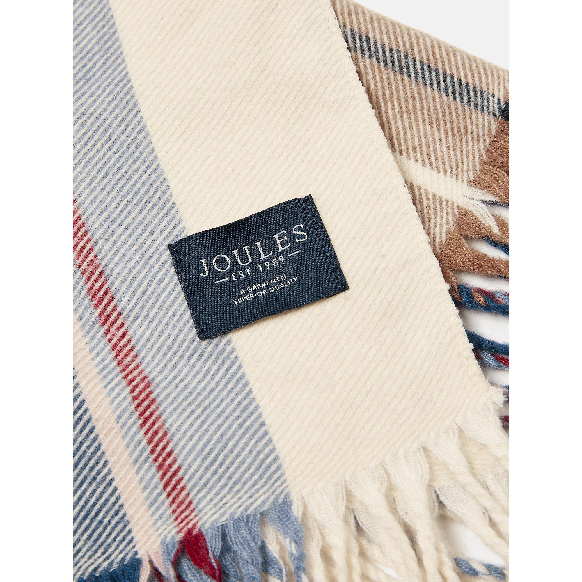 Product image 2 of 4 of Joules Women's Langtree Scarf - Cream & Blue