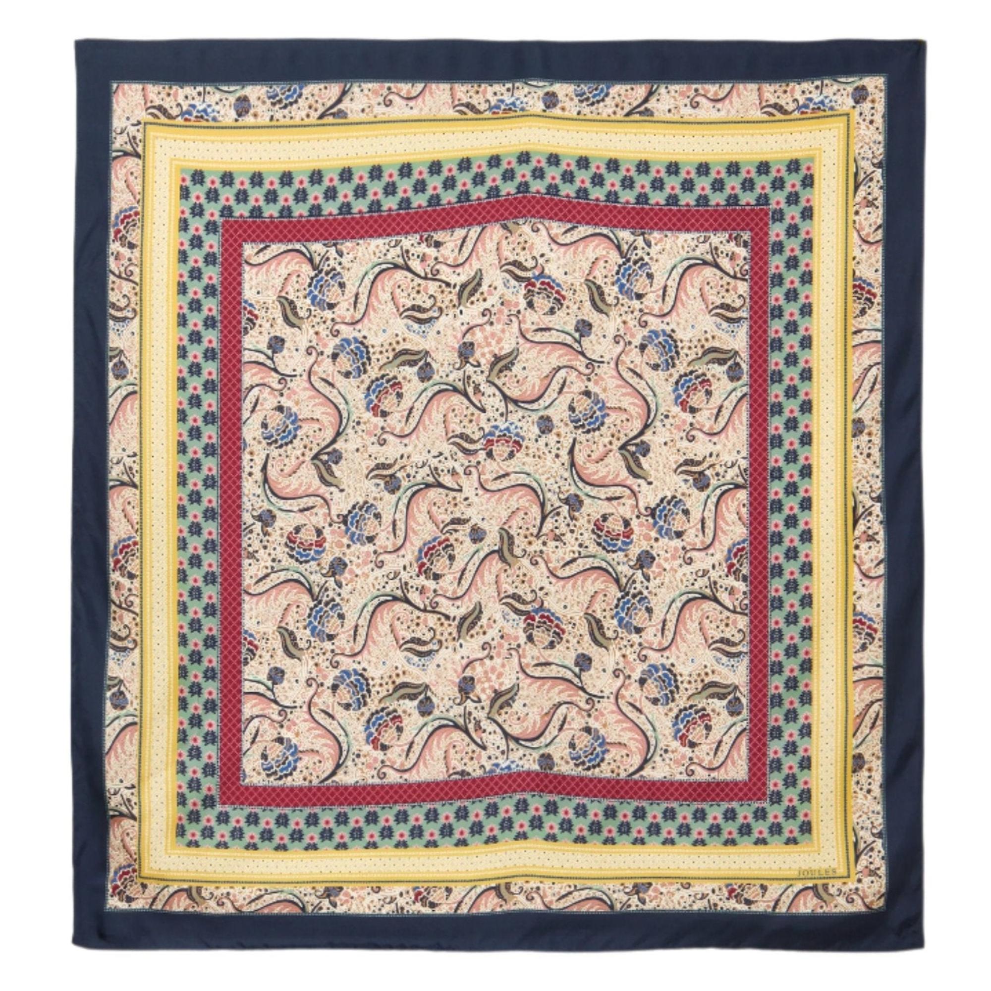 Product image 1 of 3 of Joules Women's Bloomfield Silk Scarf - Mix Print
