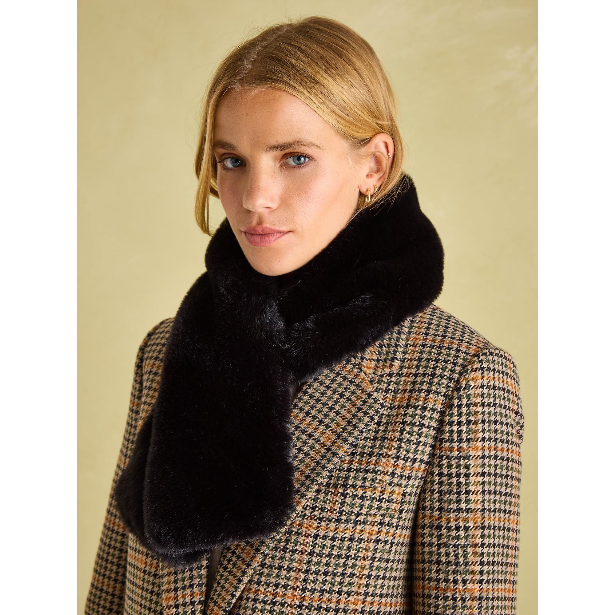 Product image 2 of 5 of Joules Women's Callcott Faux Fur Scarf - Black