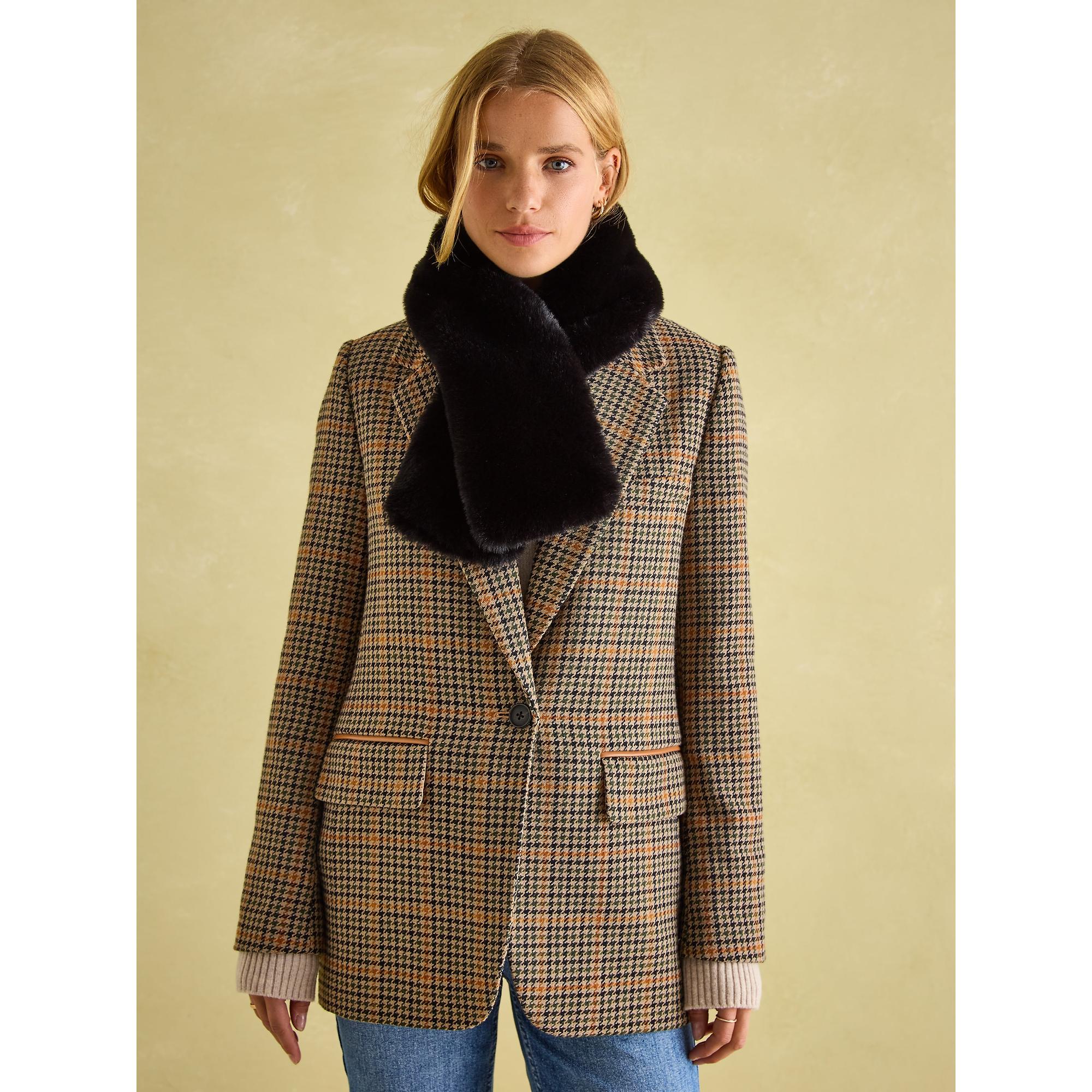 Product image 3 of 5 of Joules Women's Callcott Faux Fur Scarf - Black