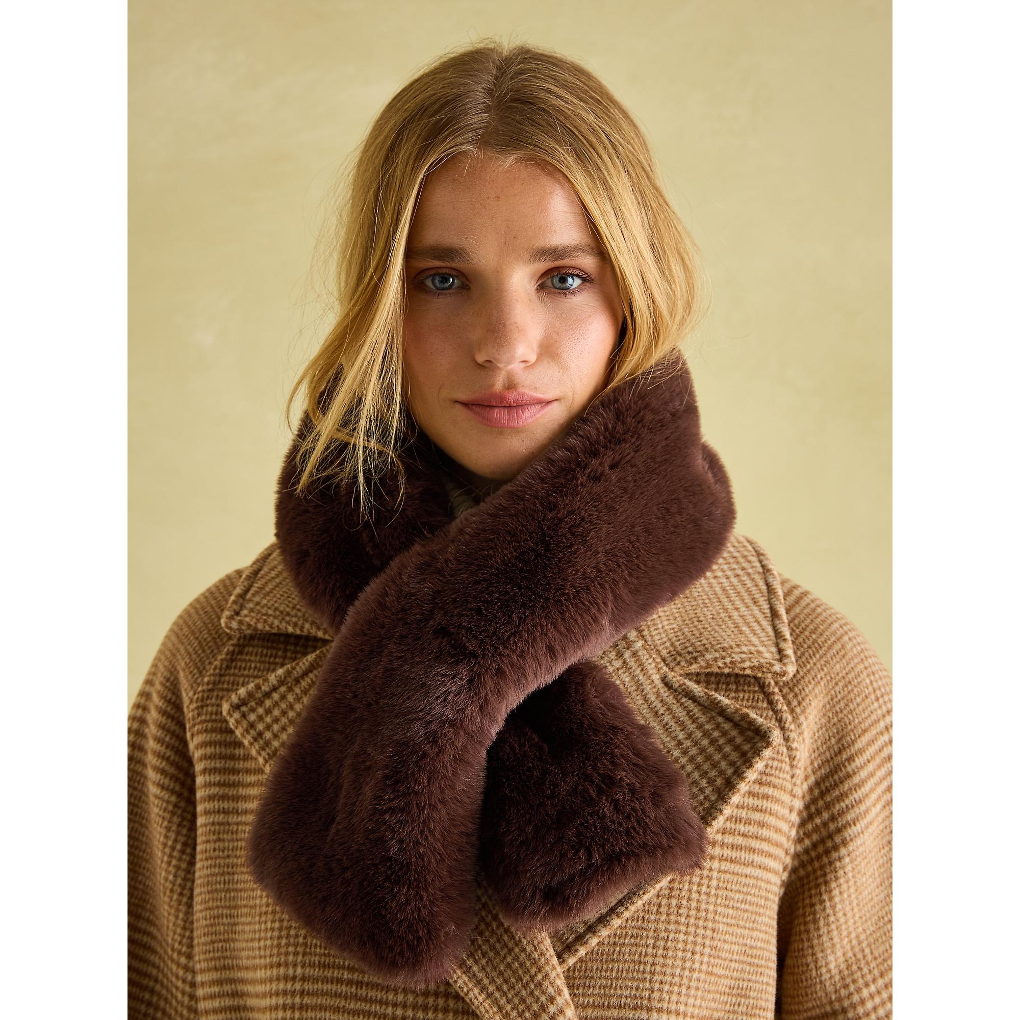 Product image 3 of 4 of Joules Women's Callcott Faux Fur Scarf - Natural