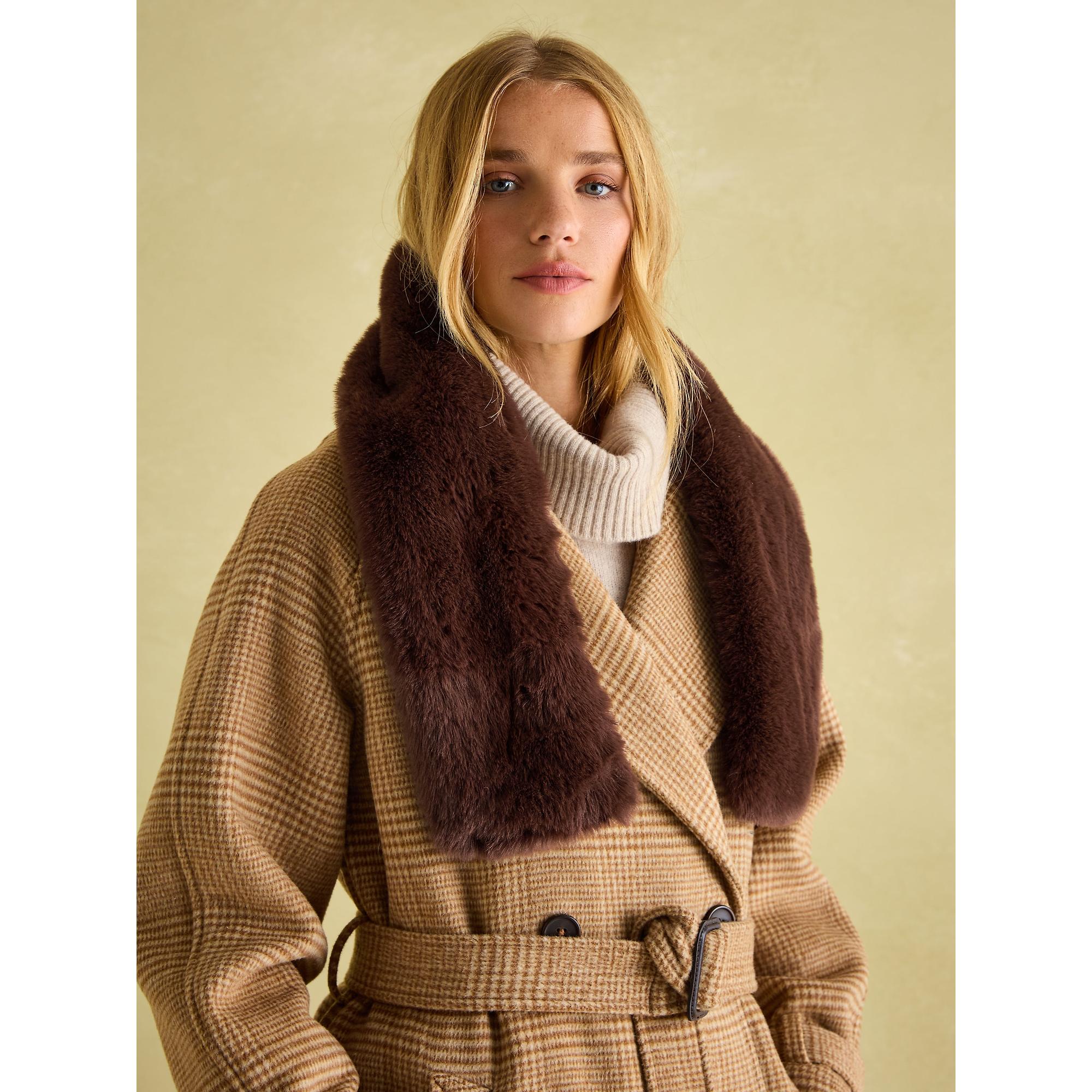 Product image 2 of 4 of Joules Women's Callcott Faux Fur Scarf - Natural