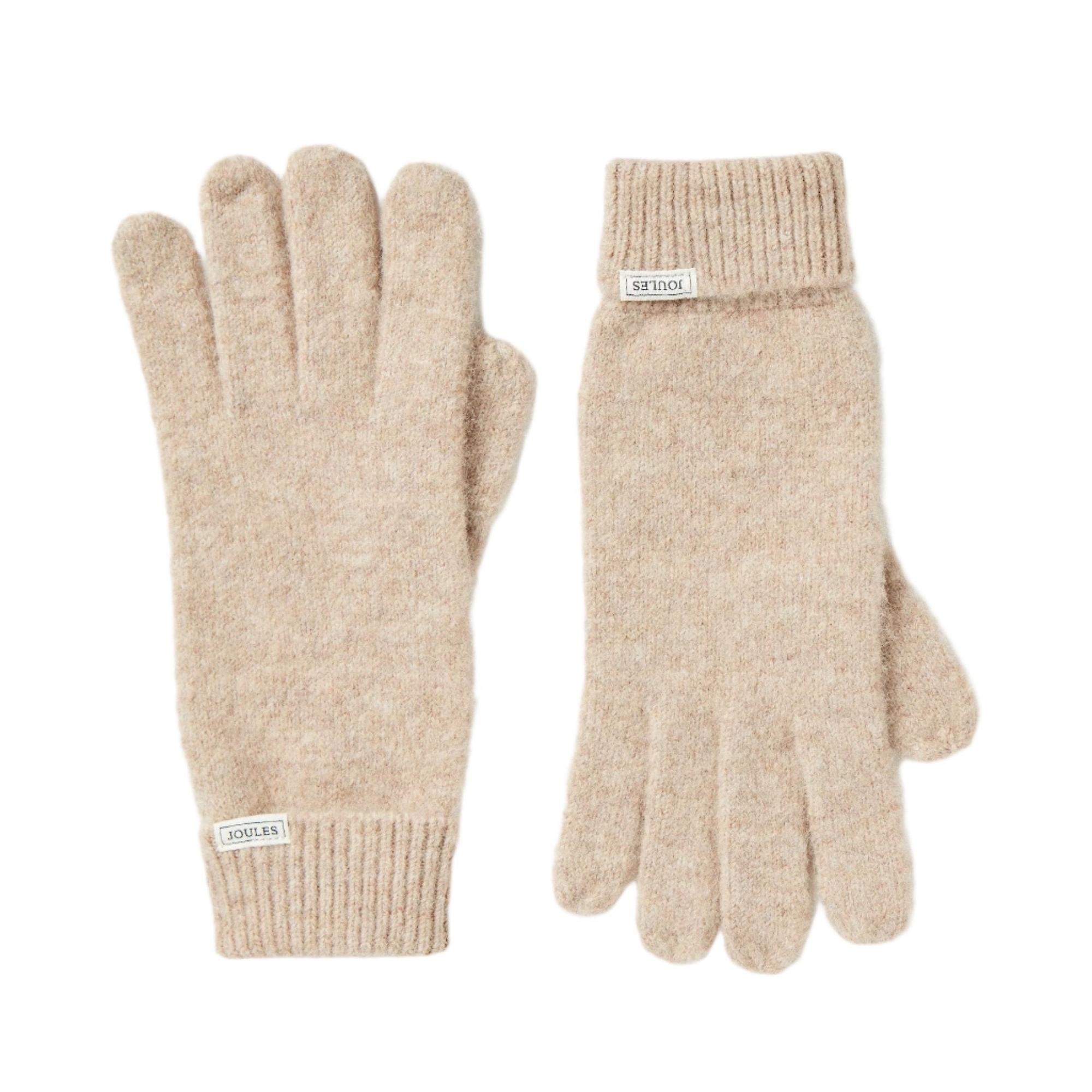 Product image 1 of 3 of Joules Women's Caversham Knitted Gloves - Oat