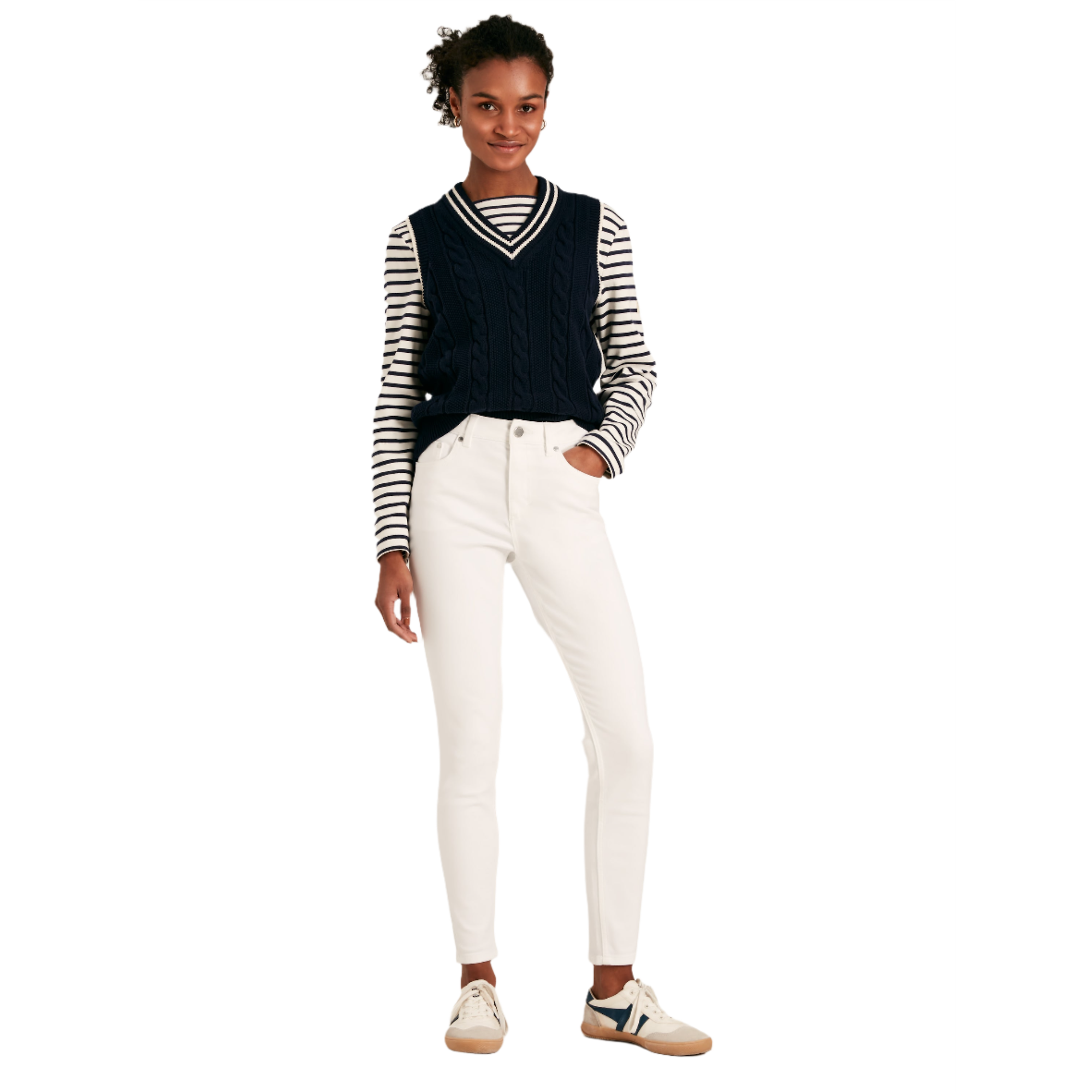 Product image 2 of 6 of Joules Women's Skinny Fit Jeans - White