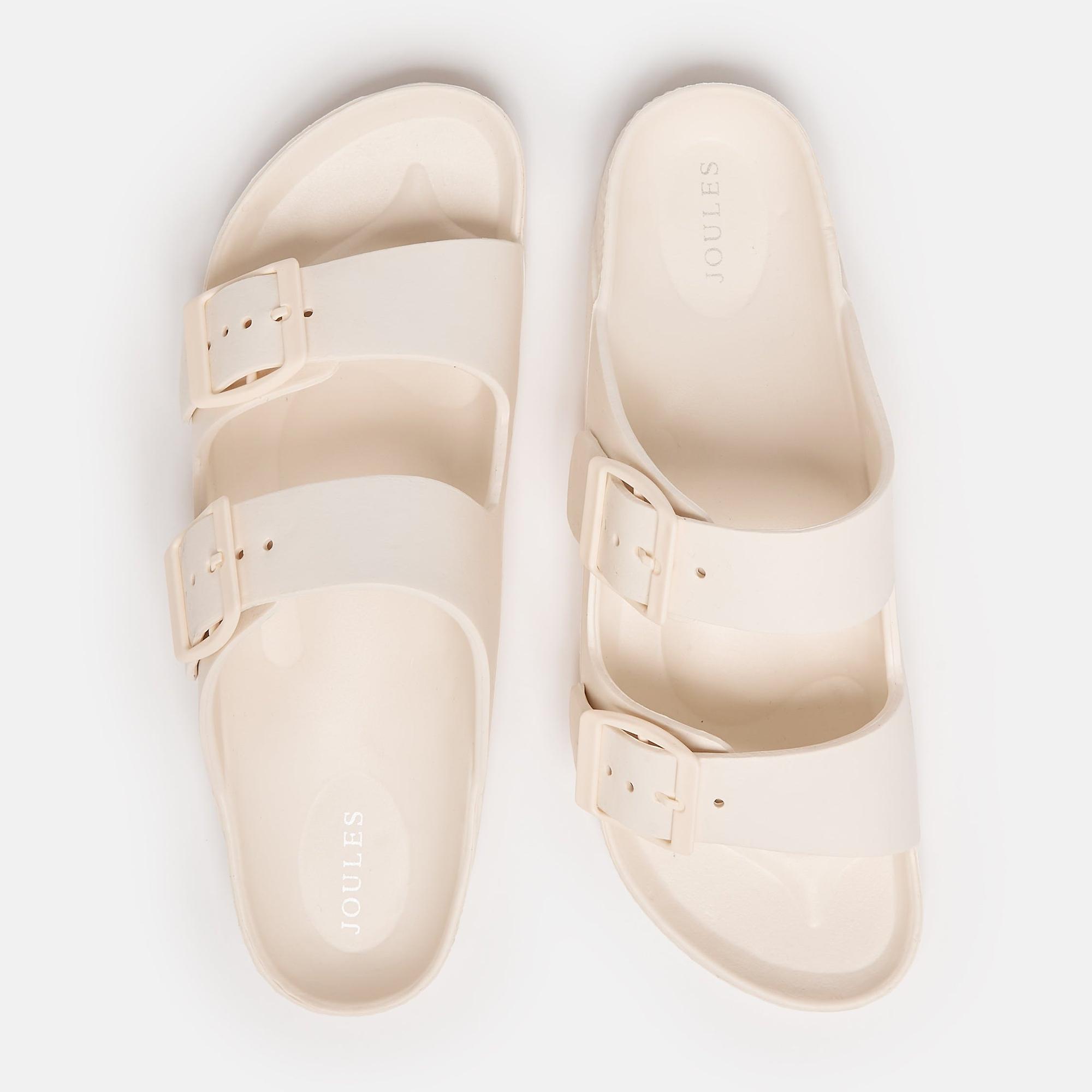 Product image 3 of 5 of Joules Women's Sunseeker Rubber Sliders - White