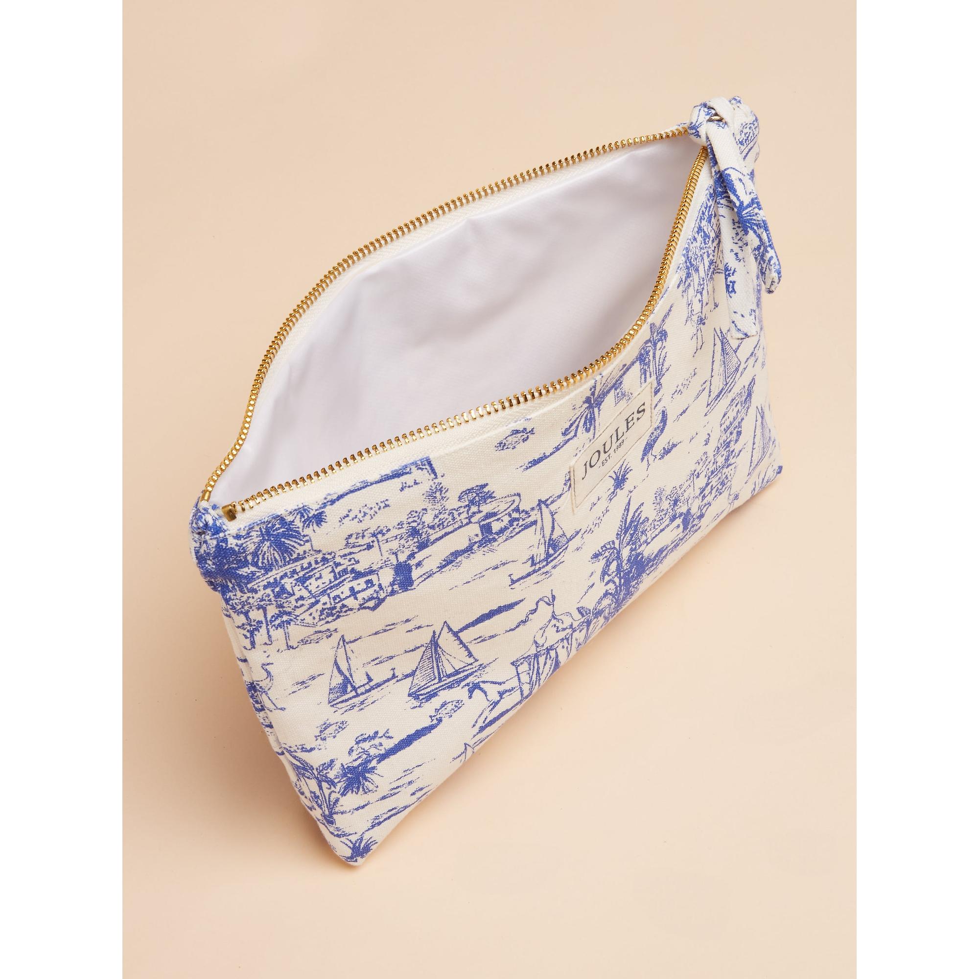 Product image 4 of 5 of Joules Women's Carrywell Zip Pouch - Blue Toile