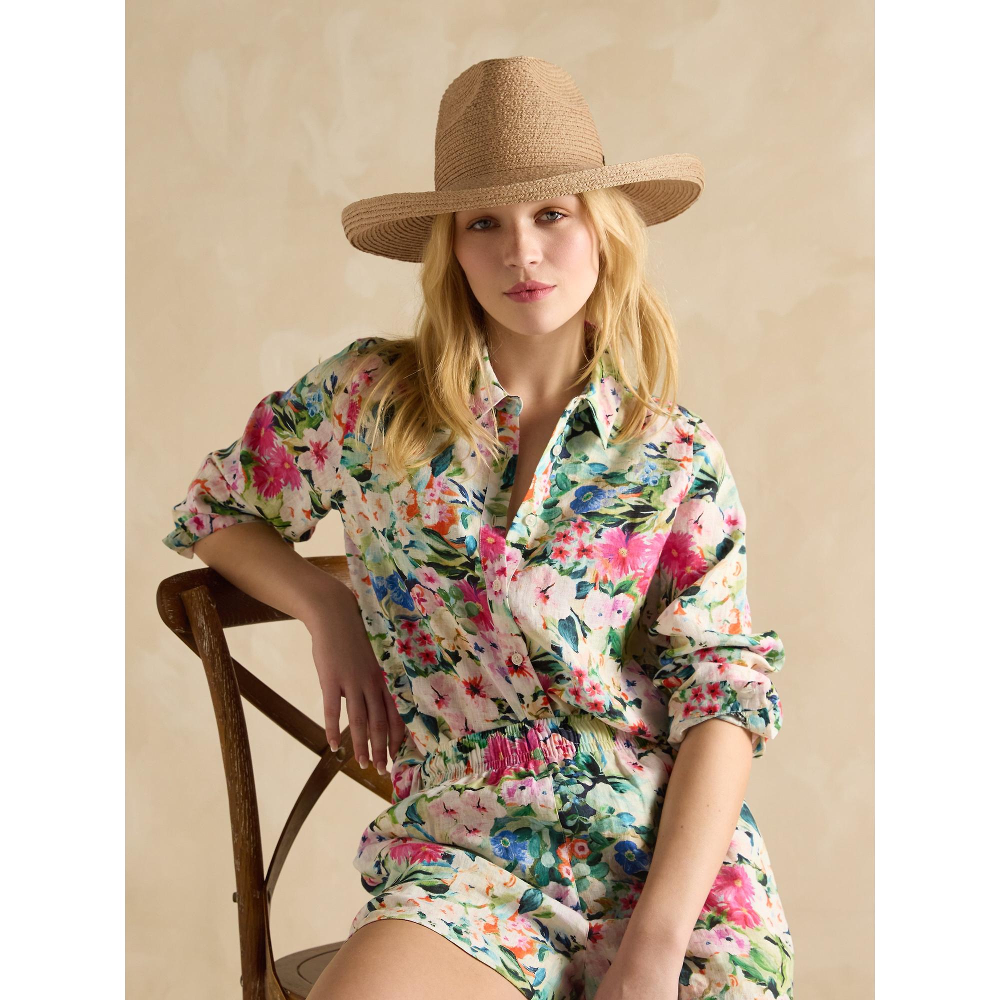 Product image 7 of 7 of Joules Women's Siesta Straw Fedora- Natural