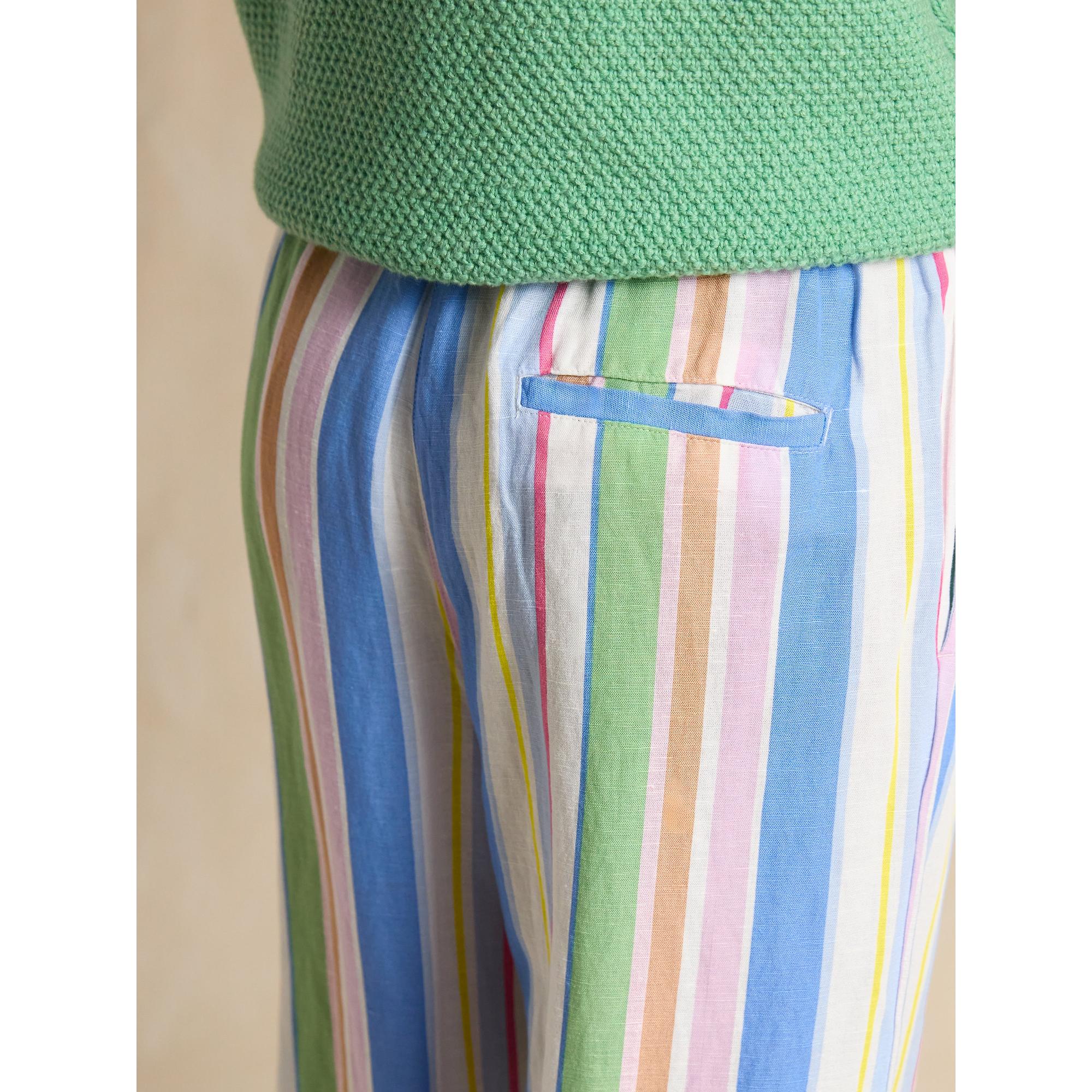 Product image 11 of 12 of Joules Women's Linen Trousers - Multi Stripe