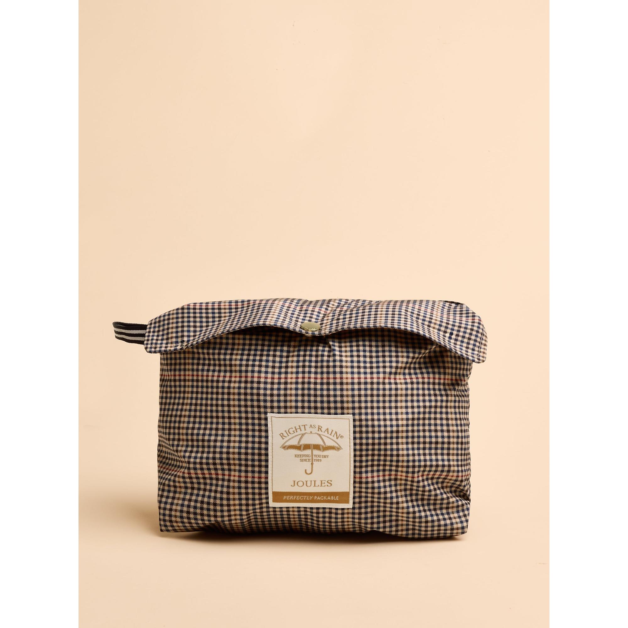 Product image 12 of 12 of Joules Women's Holkham Waterproof Packable Hooded Raincoat - Henson Check