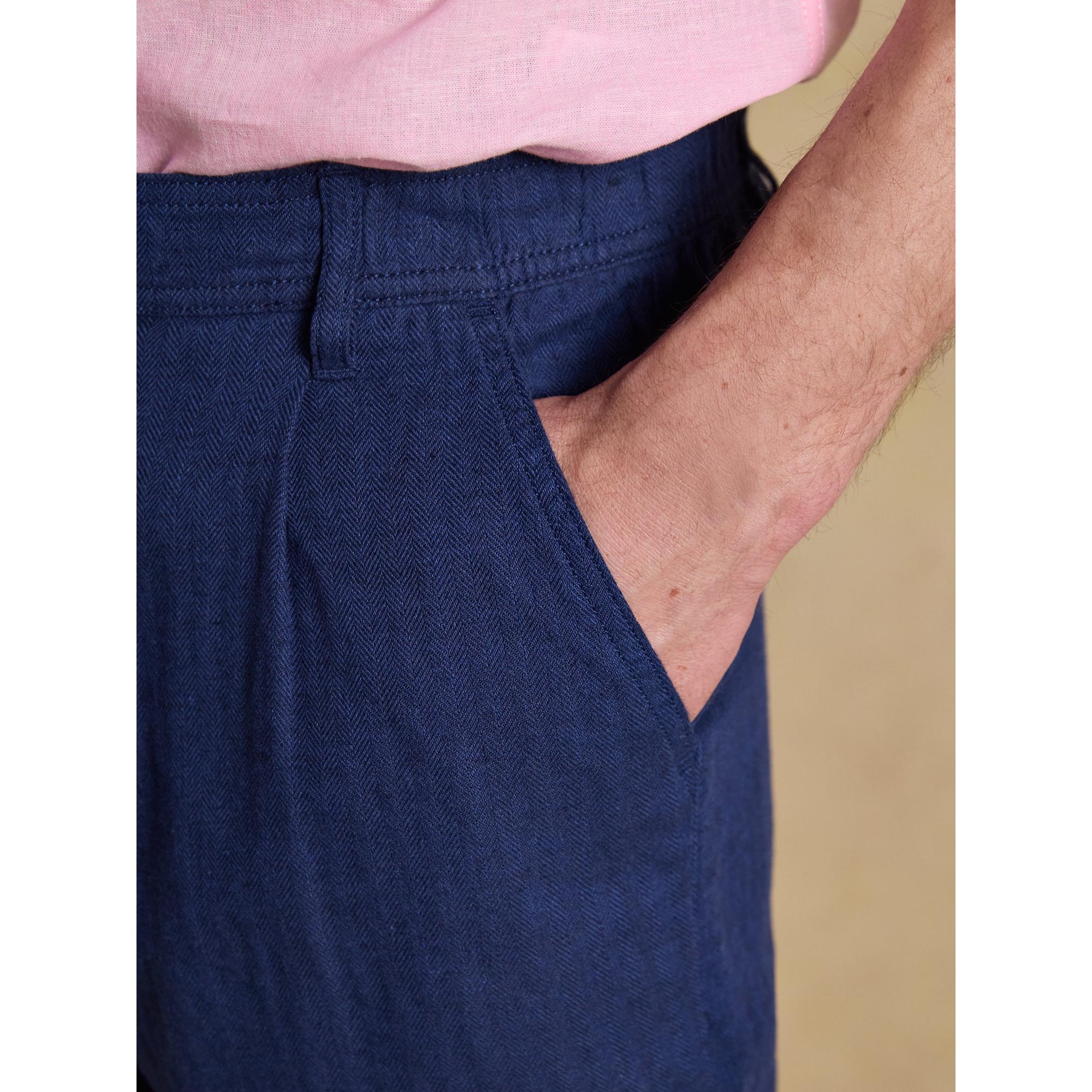 Product image 6 of 7 of Joules Men's Linen Blend Shorts - Dark Blue