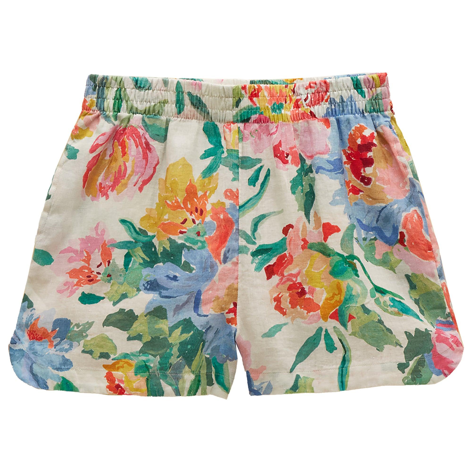 Product image 1 of 7 of Joules Women's Linen Shorts - Multi Floral