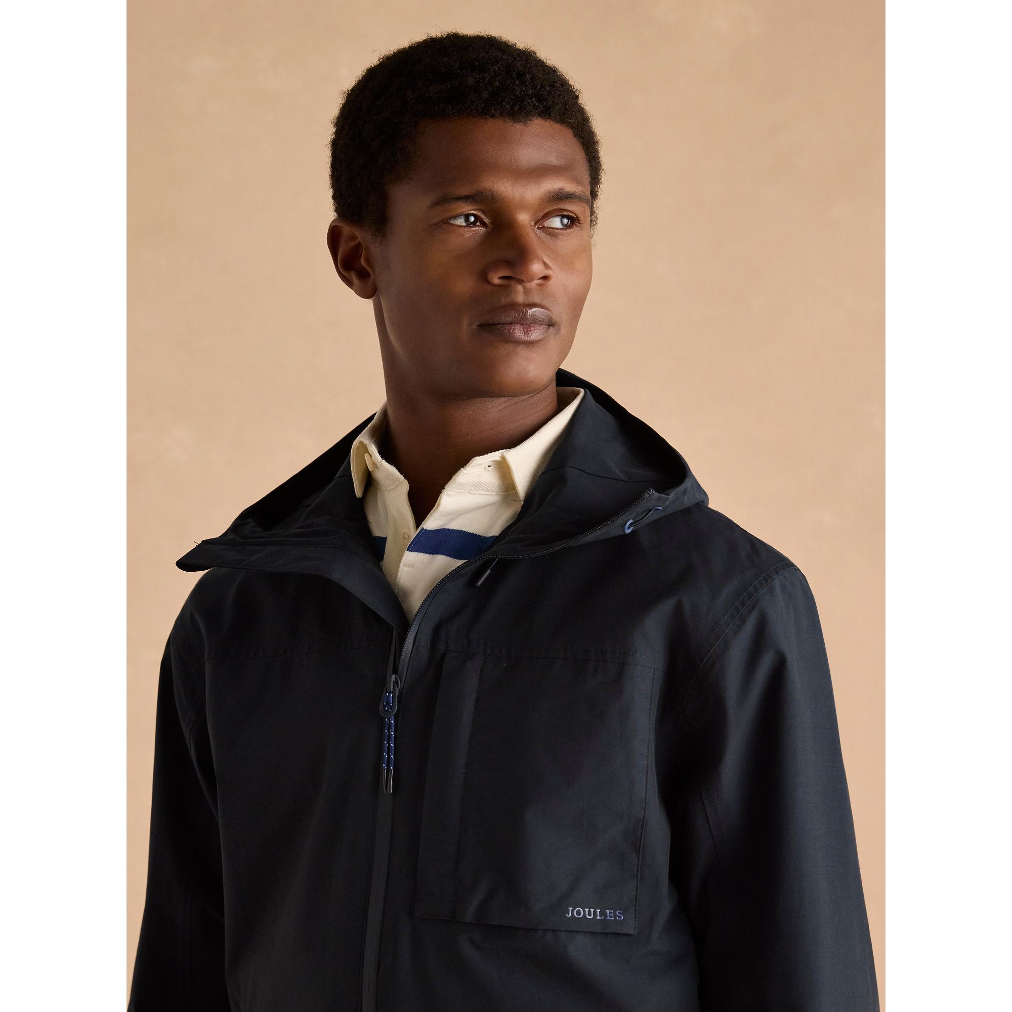 Product image 10 of 14 of Joules Men's Ayston Lightweight Waterproof Coat - Navy Blue
