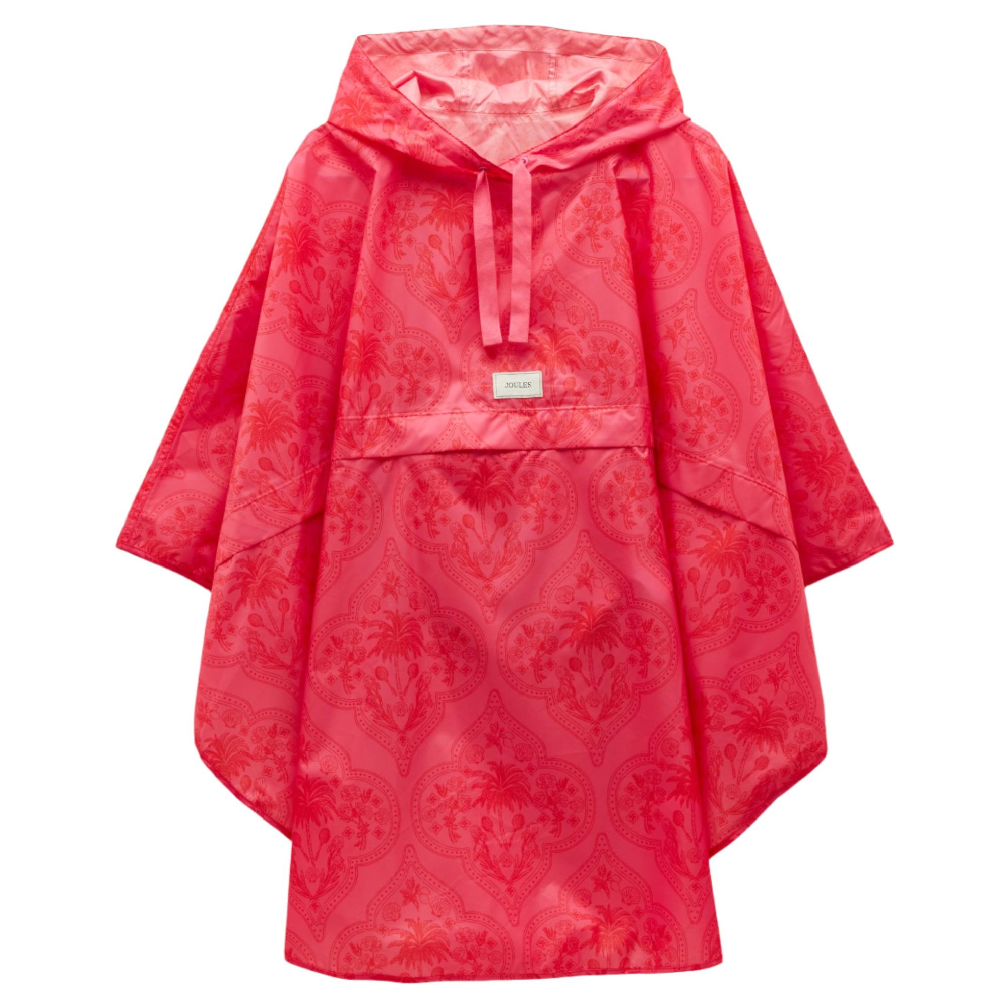 Product image 1 of 8 of Joules Women's Elstow Packable Poncho - Pink