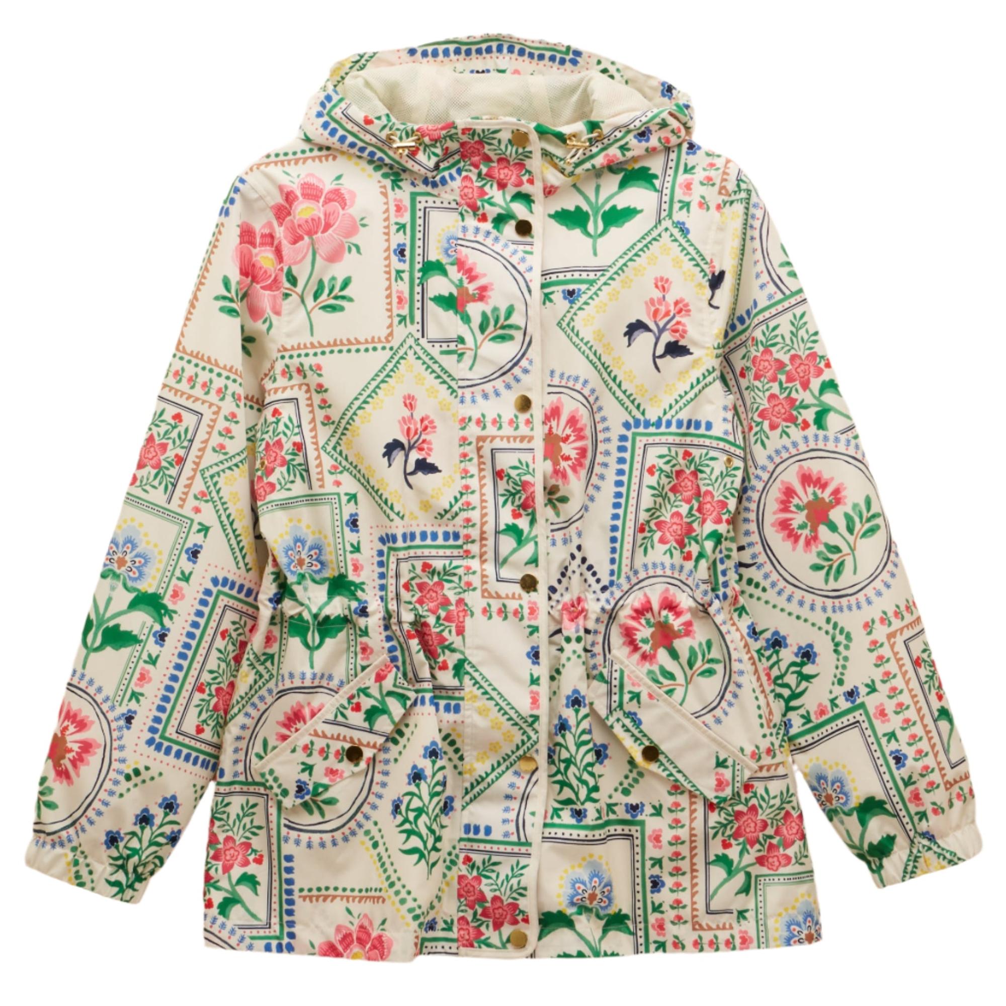 Product image 1 of 8 of Joules Women's Holt Waterproof Packable Raincoat - Mosaic Floral