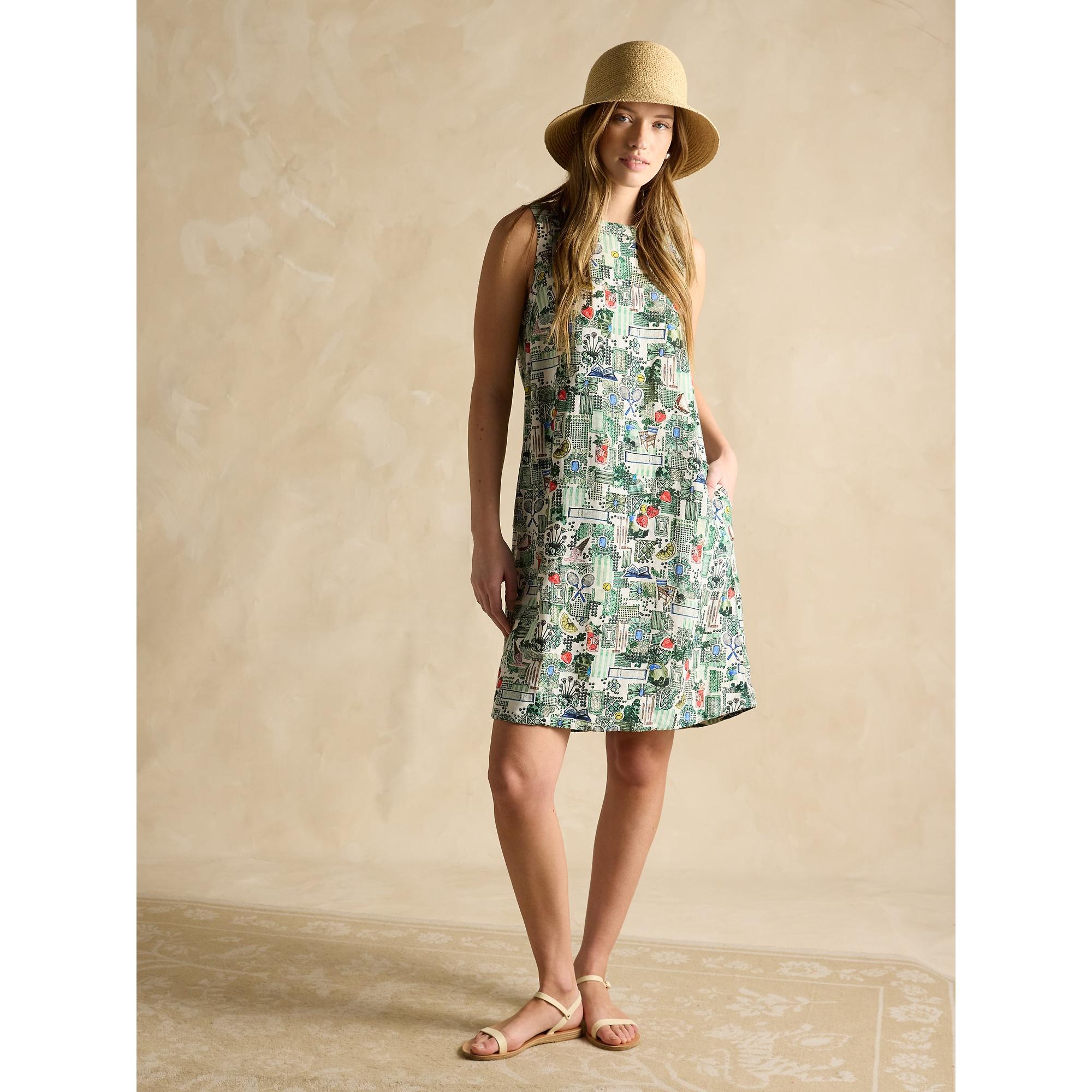 Product image 4 of 8 of Joules Women's Delphine Dress - Tennis Print