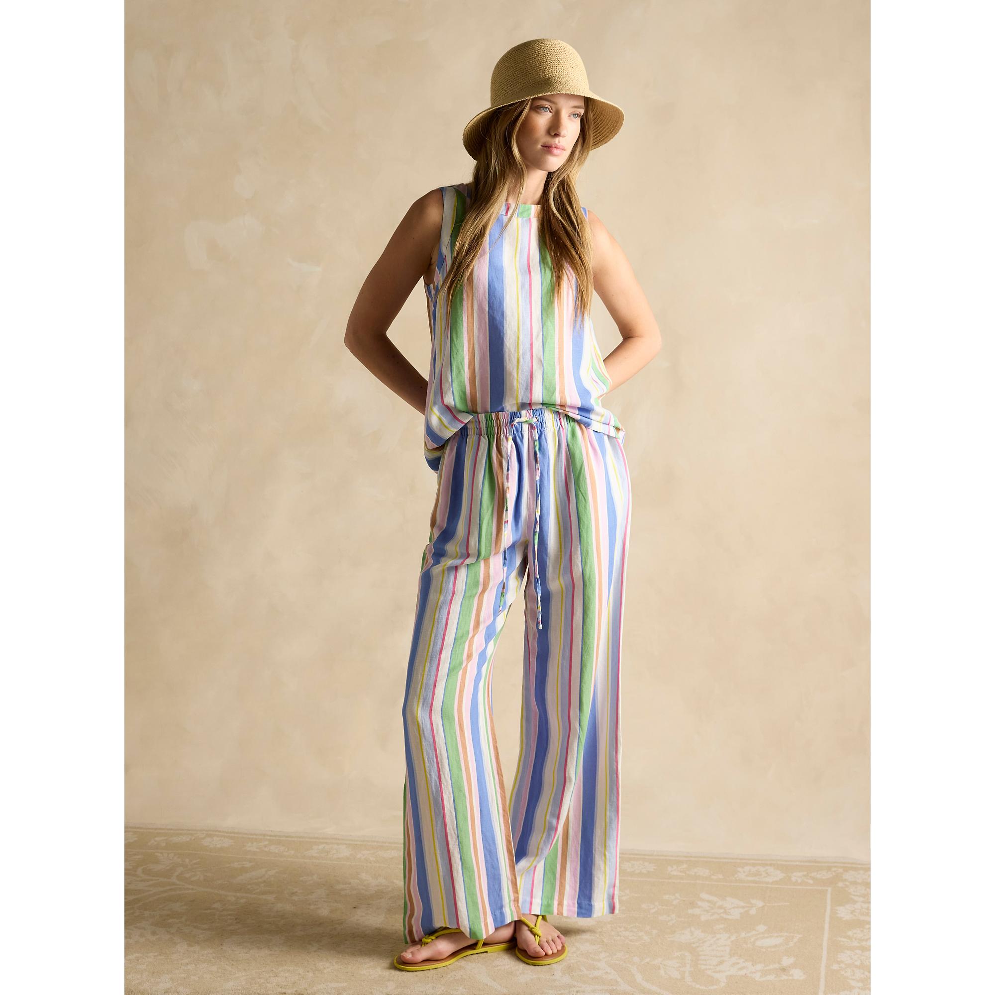 Product image 7 of 7 of Joules Women's Cove Linen Vest - Multi Stripe