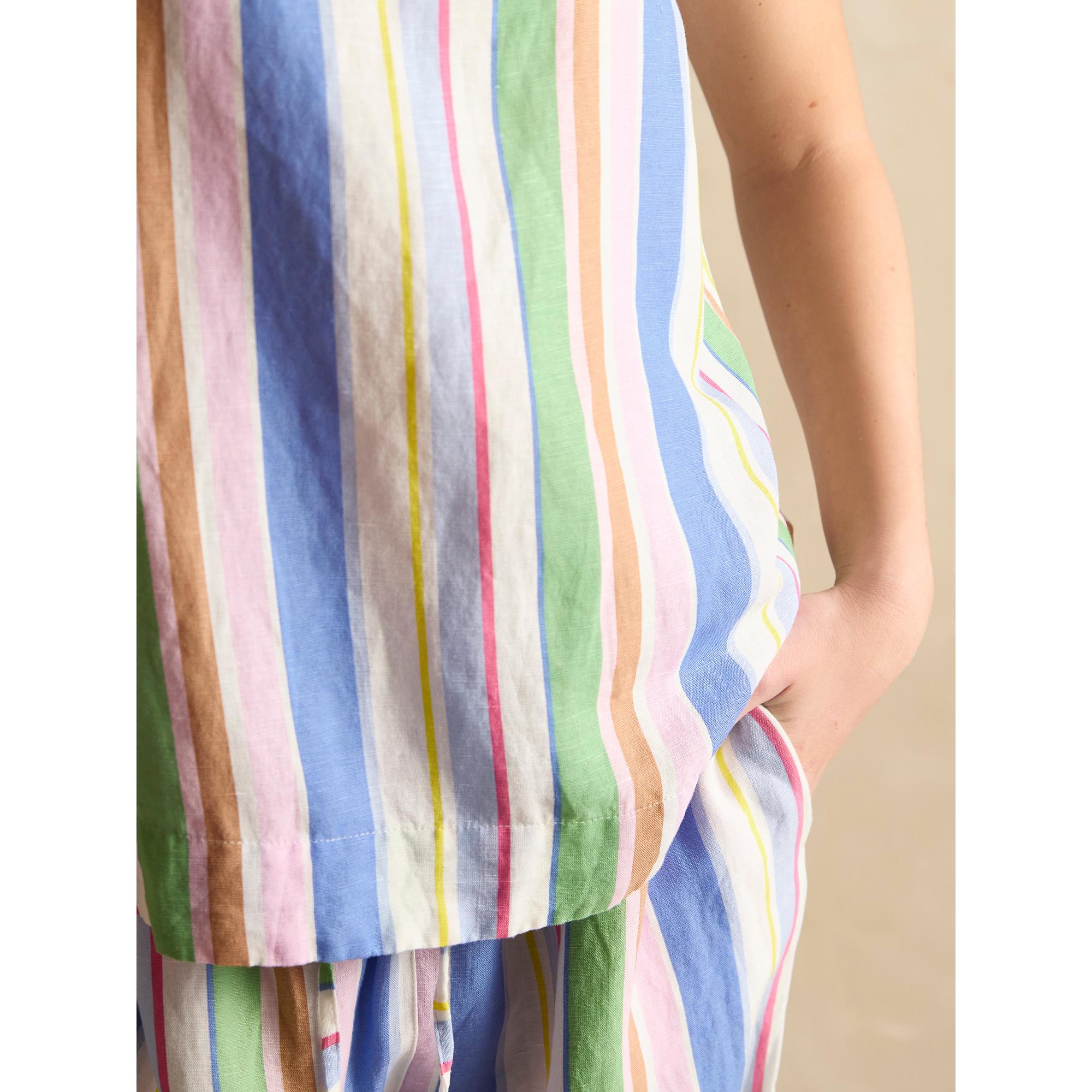 Product image 5 of 7 of Joules Women's Cove Linen Vest - Multi Stripe
