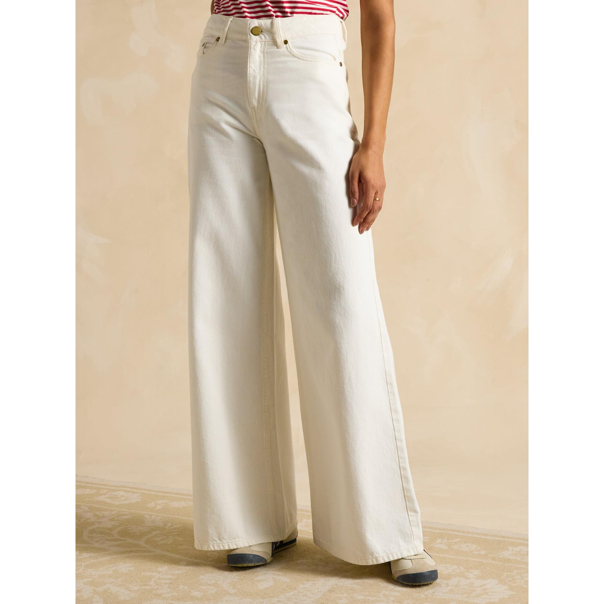 Product image 2 of 9 of Joules Women's Palazzo Jeans - Ecru
