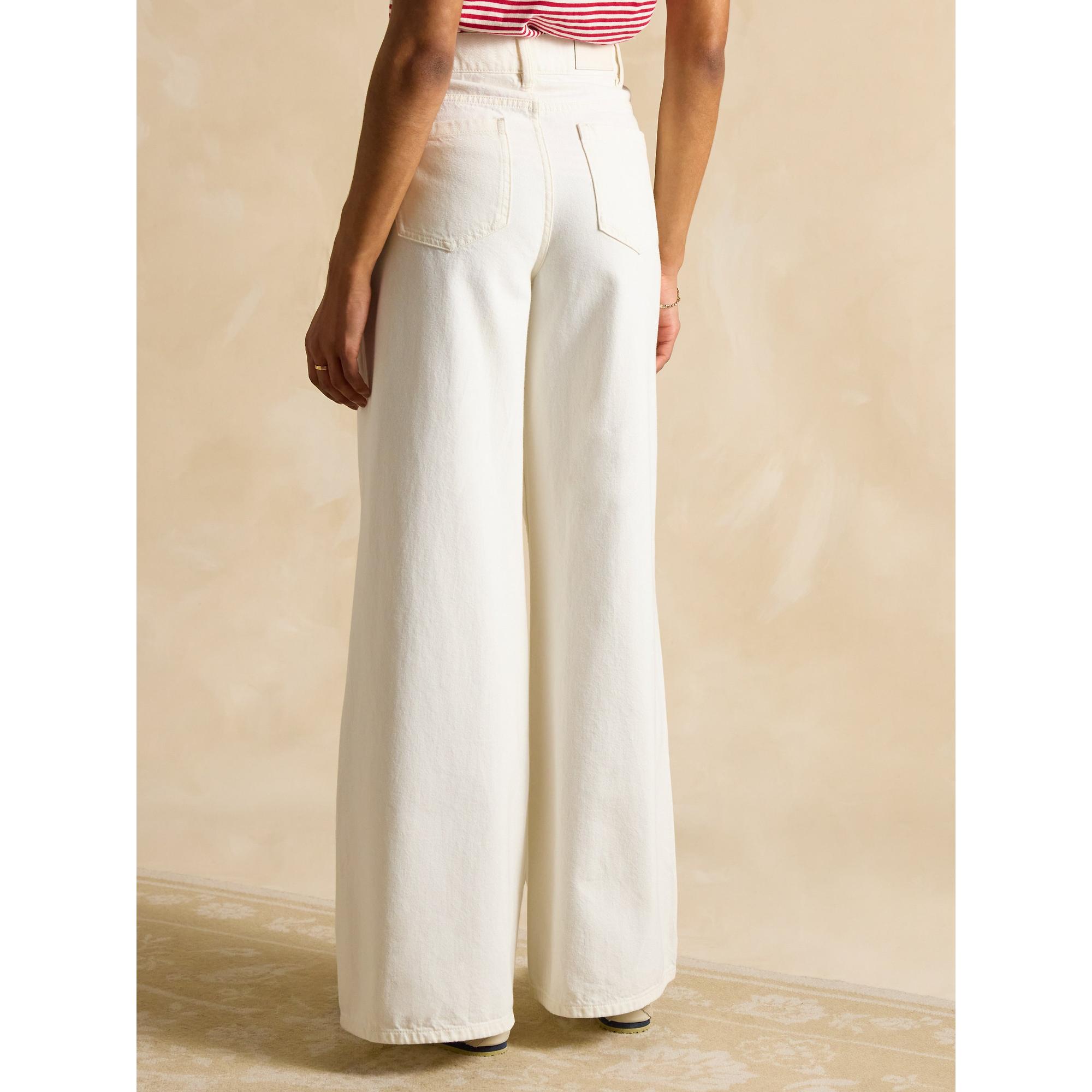 Product image 3 of 9 of Joules Women's Palazzo Jeans - Ecru