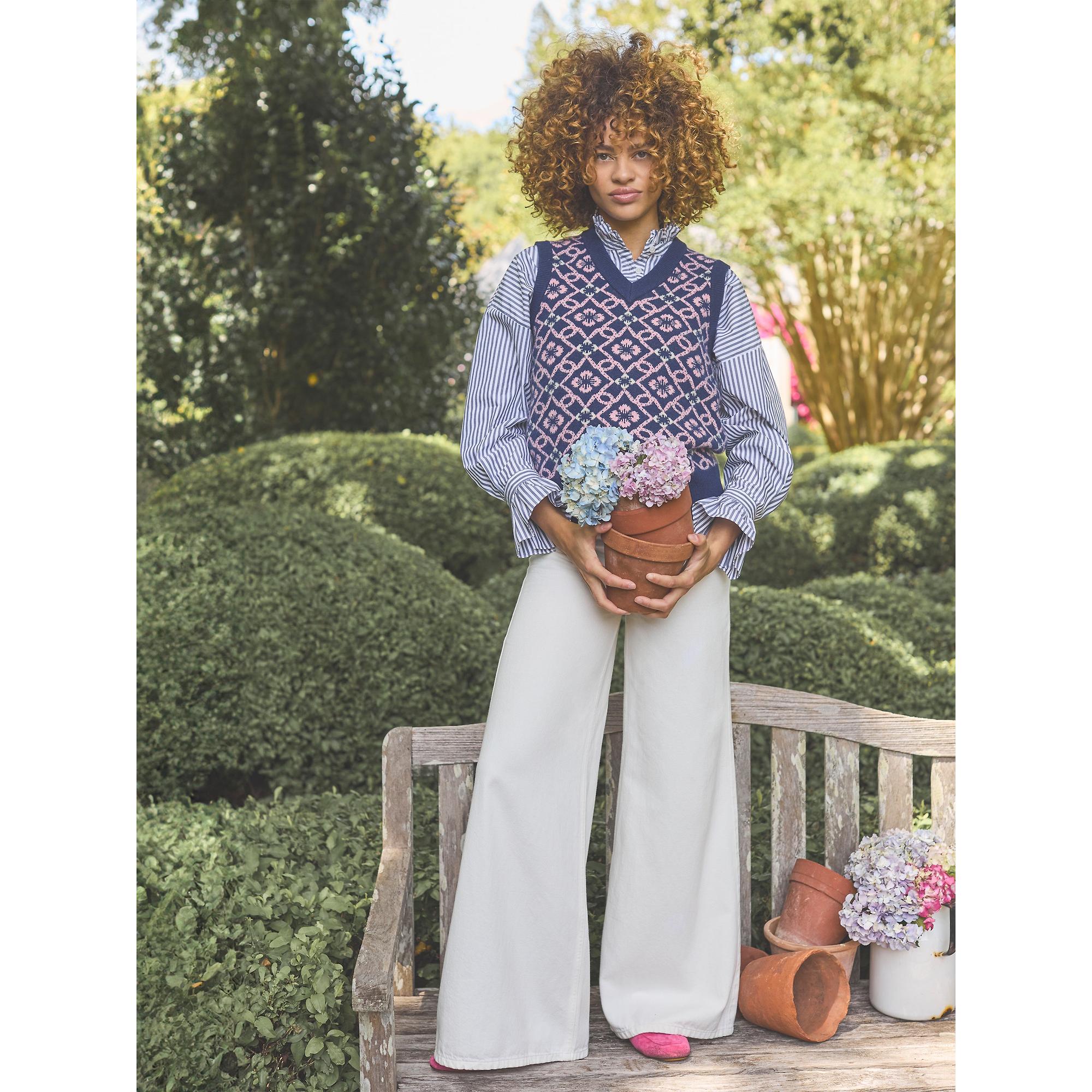 Product image 7 of 9 of Joules Women's Palazzo Jeans - Ecru
