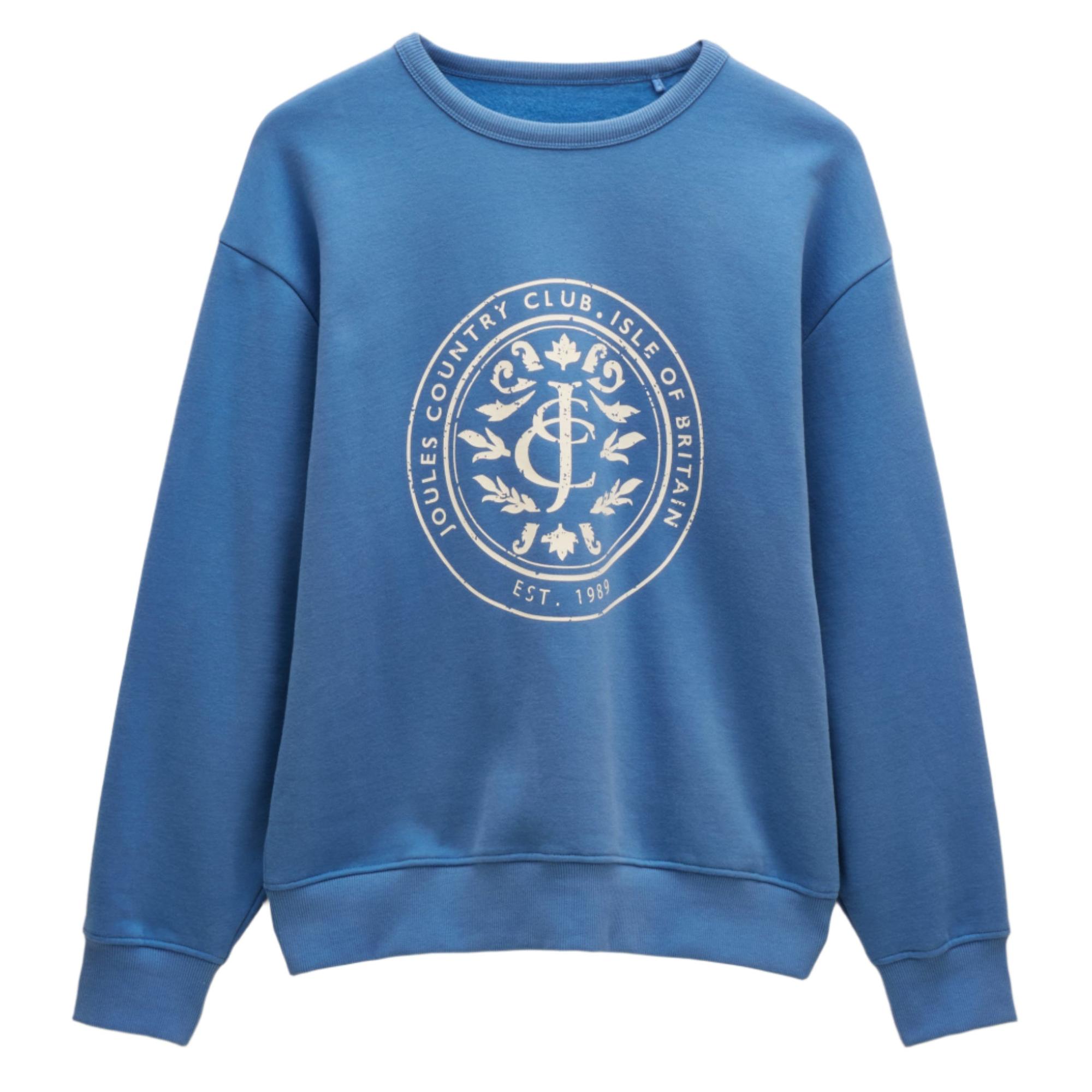 Product image 1 of 10 of Joules Women's Graphic Crew Sweater - Blue