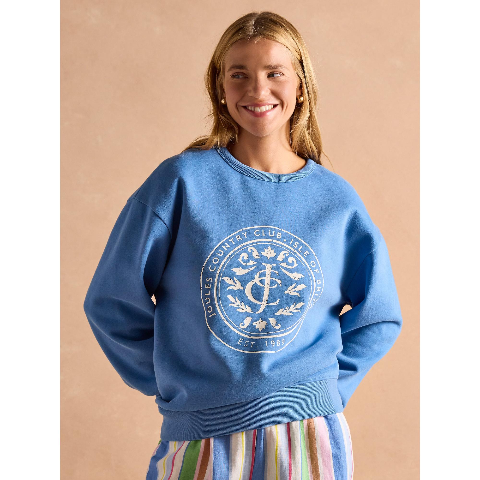 Product image 2 of 10 of Joules Women's Graphic Crew Sweater - Blue