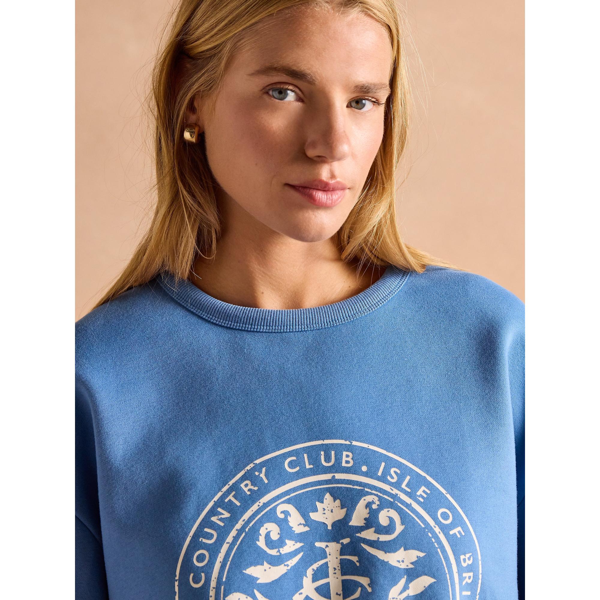 Product image 5 of 10 of Joules Women's Graphic Crew Sweater - Blue