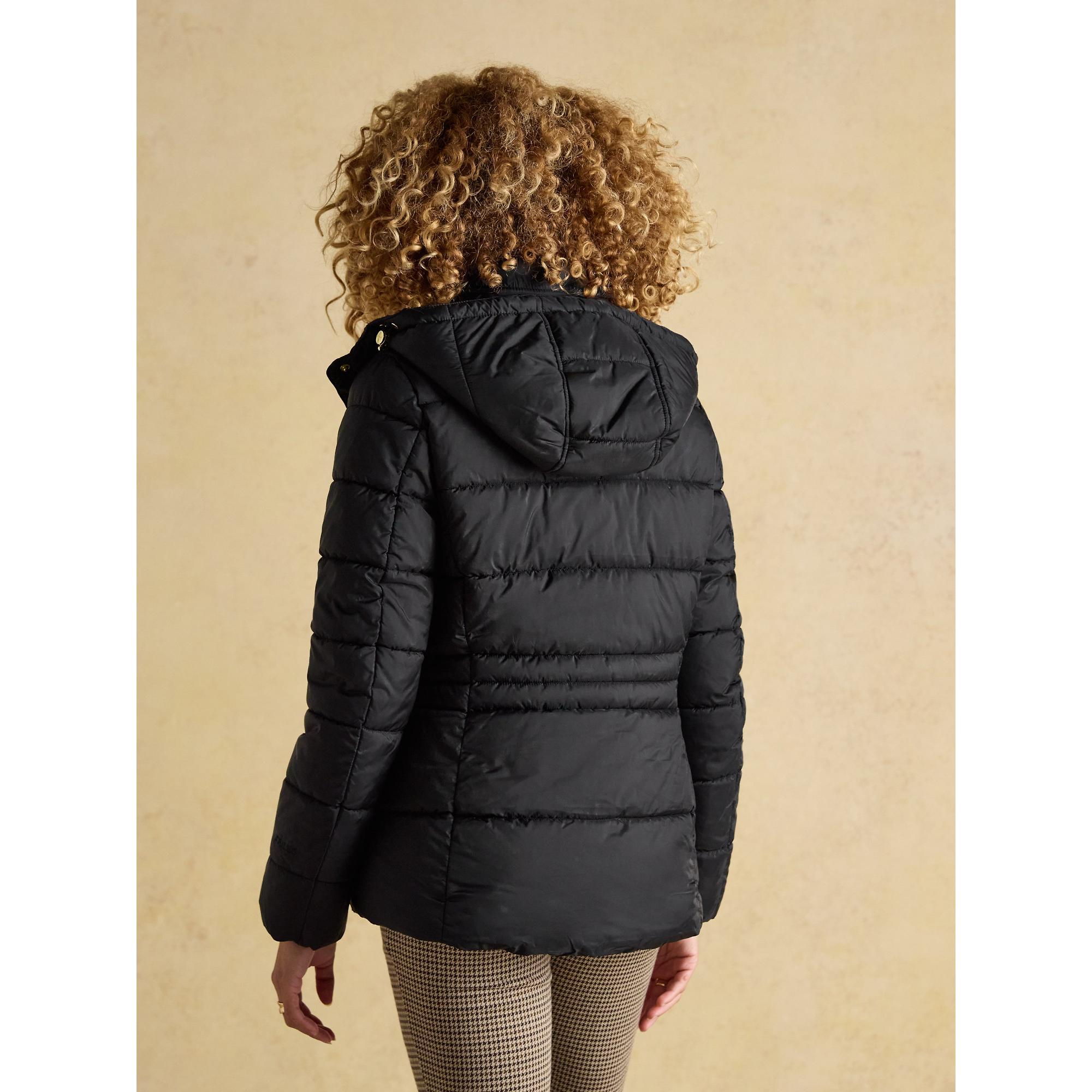 Product image 3 of 10 of Joules Women's Hadlow Short Showerproof Padded Coat - Black