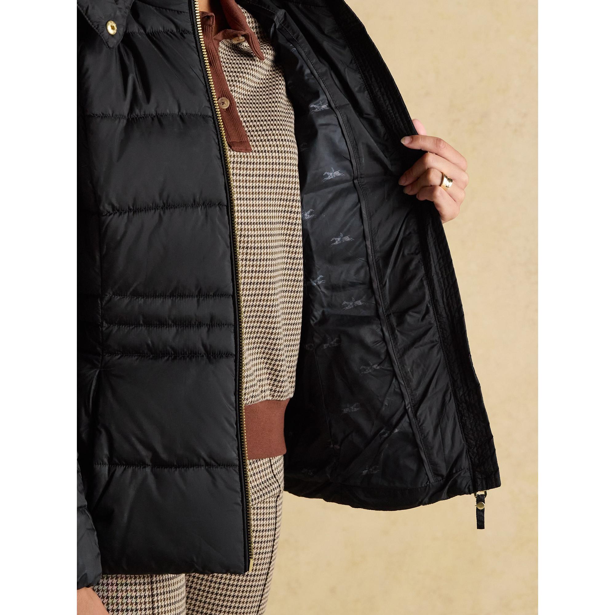 Product image 8 of 10 of Joules Women's Hadlow Short Showerproof Padded Coat - Black