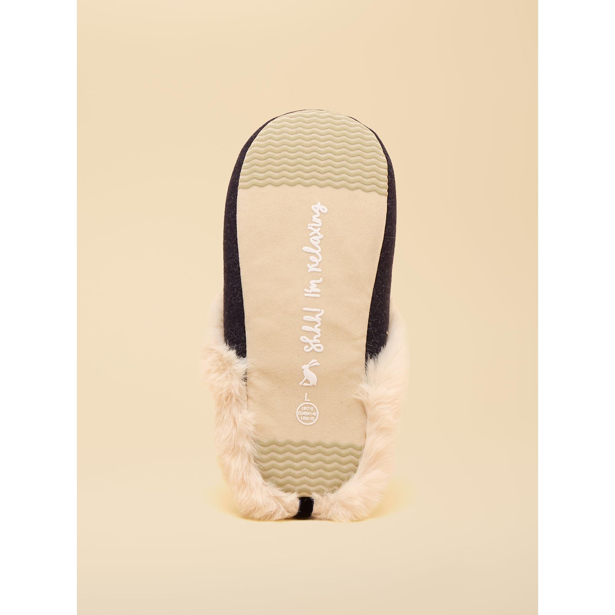 Product image 5 of 5 of Joules Women's Slippet Luxe Embroidered Slippers - Navy Labrador