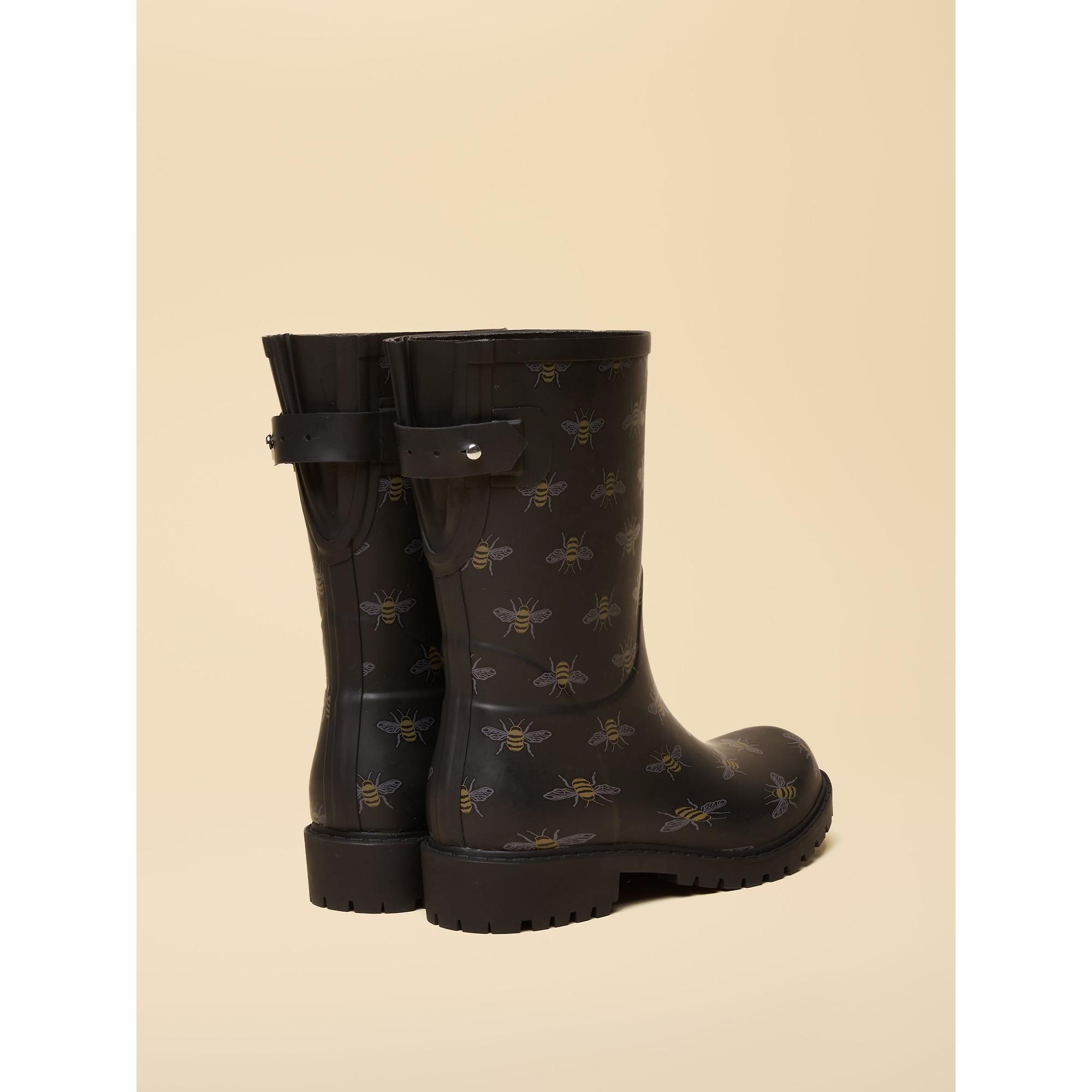 Product image 3 of 6 of Joules Women's Wistow Adjustable Wellies - Black Bee