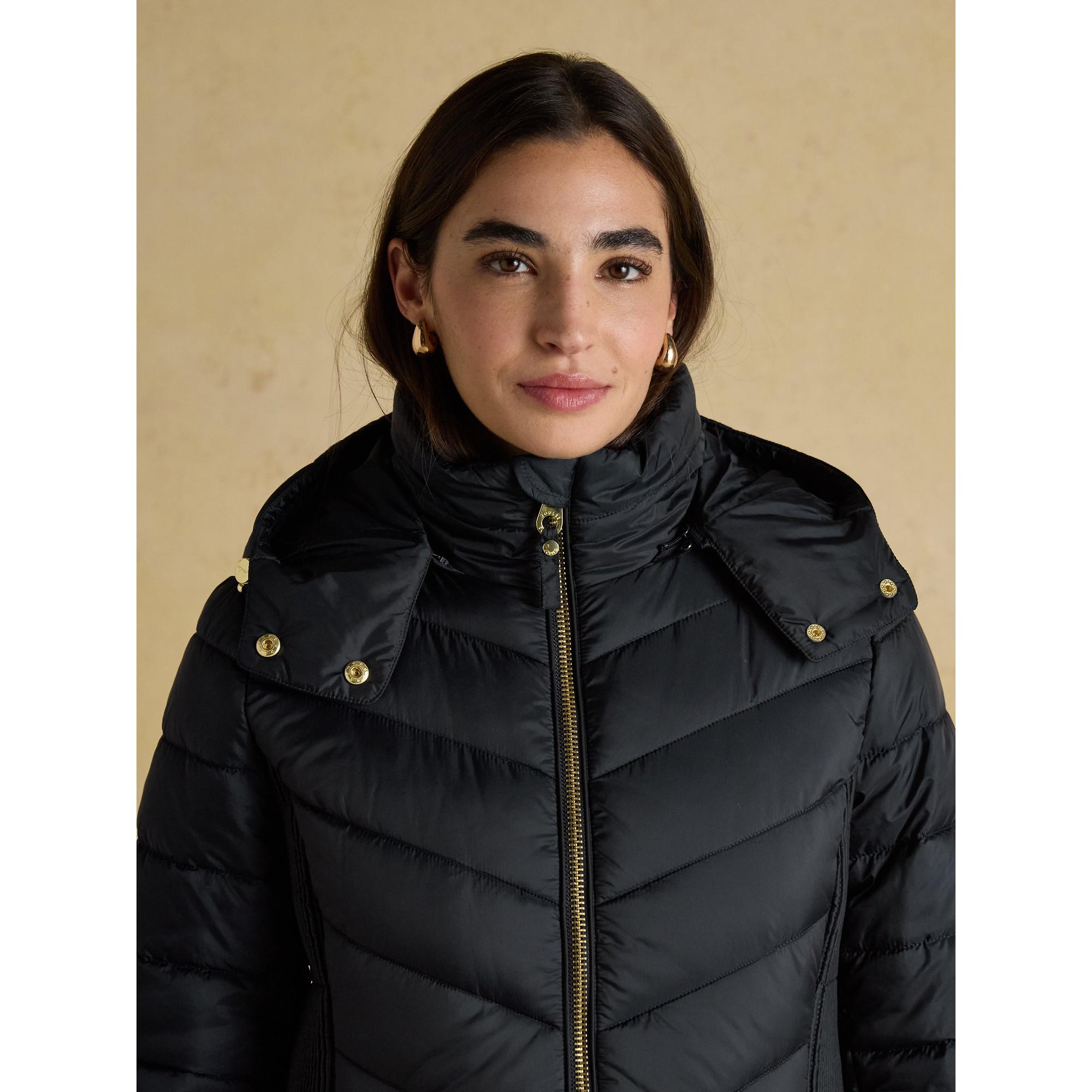 Product image 7 of 12 of Joules Women's Pembury Showerproof Longline Hooded Coat - Navy