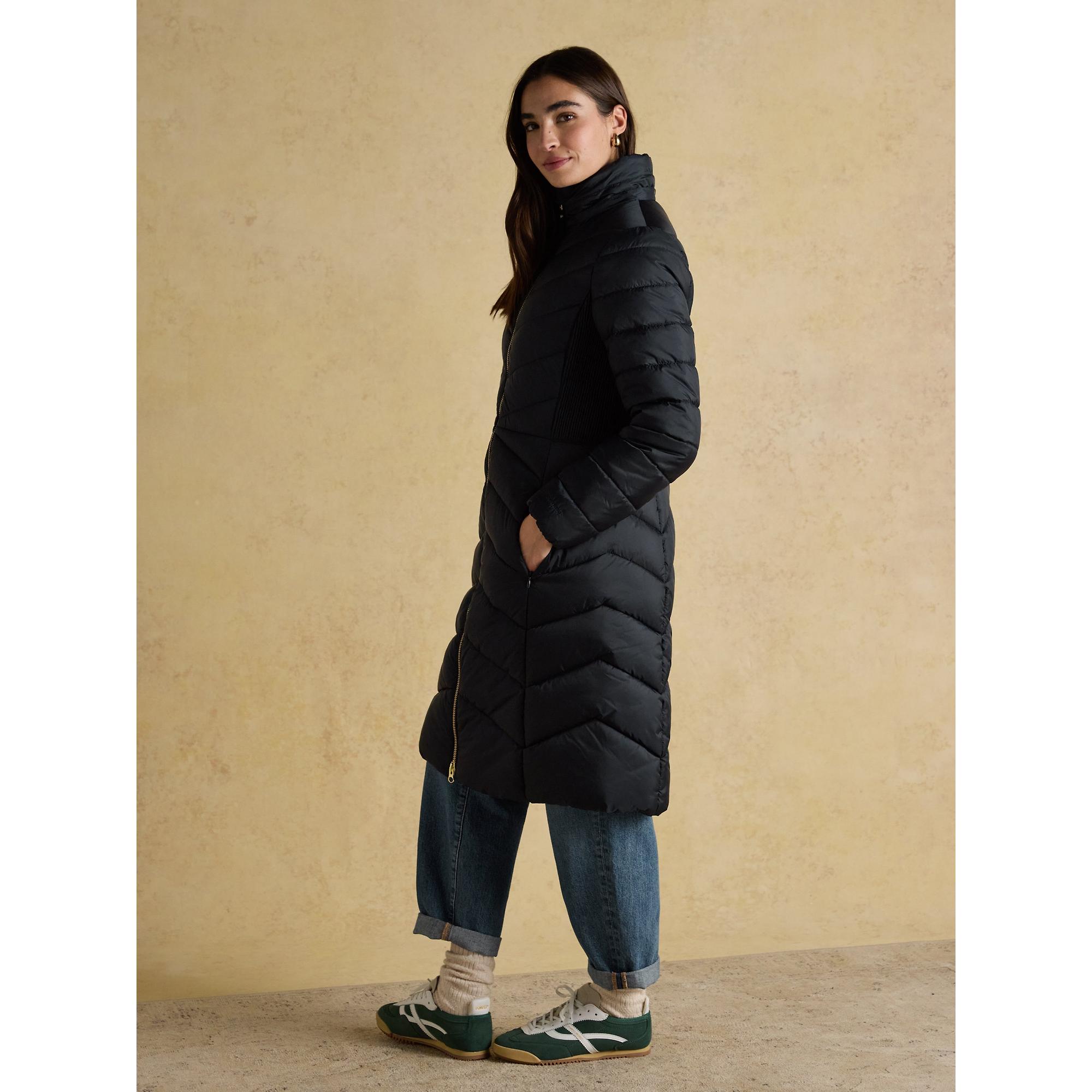 Product image 8 of 12 of Joules Women's Pembury Showerproof Longline Hooded Coat - Navy