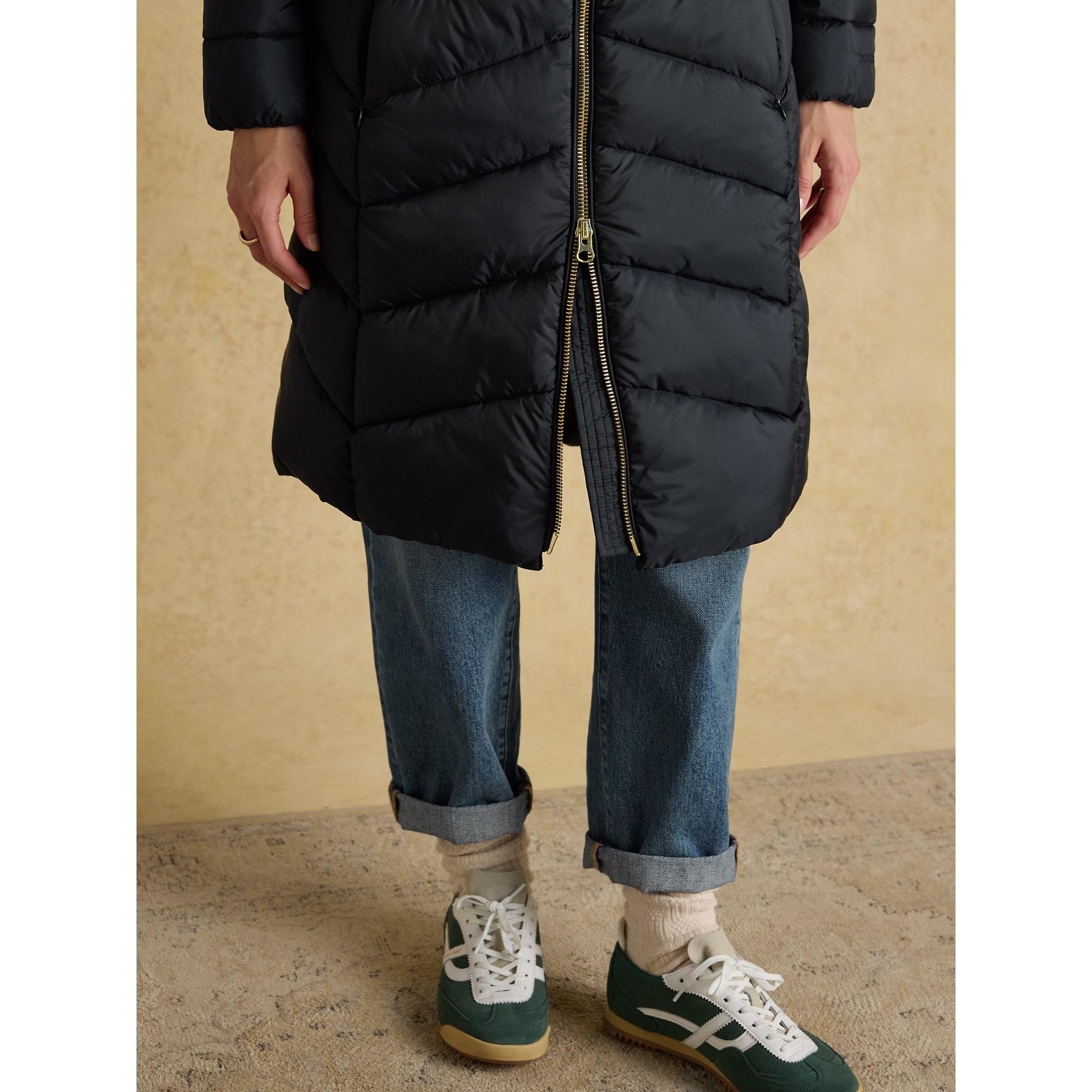 Product image 9 of 12 of Joules Women's Pembury Showerproof Longline Hooded Coat - Navy