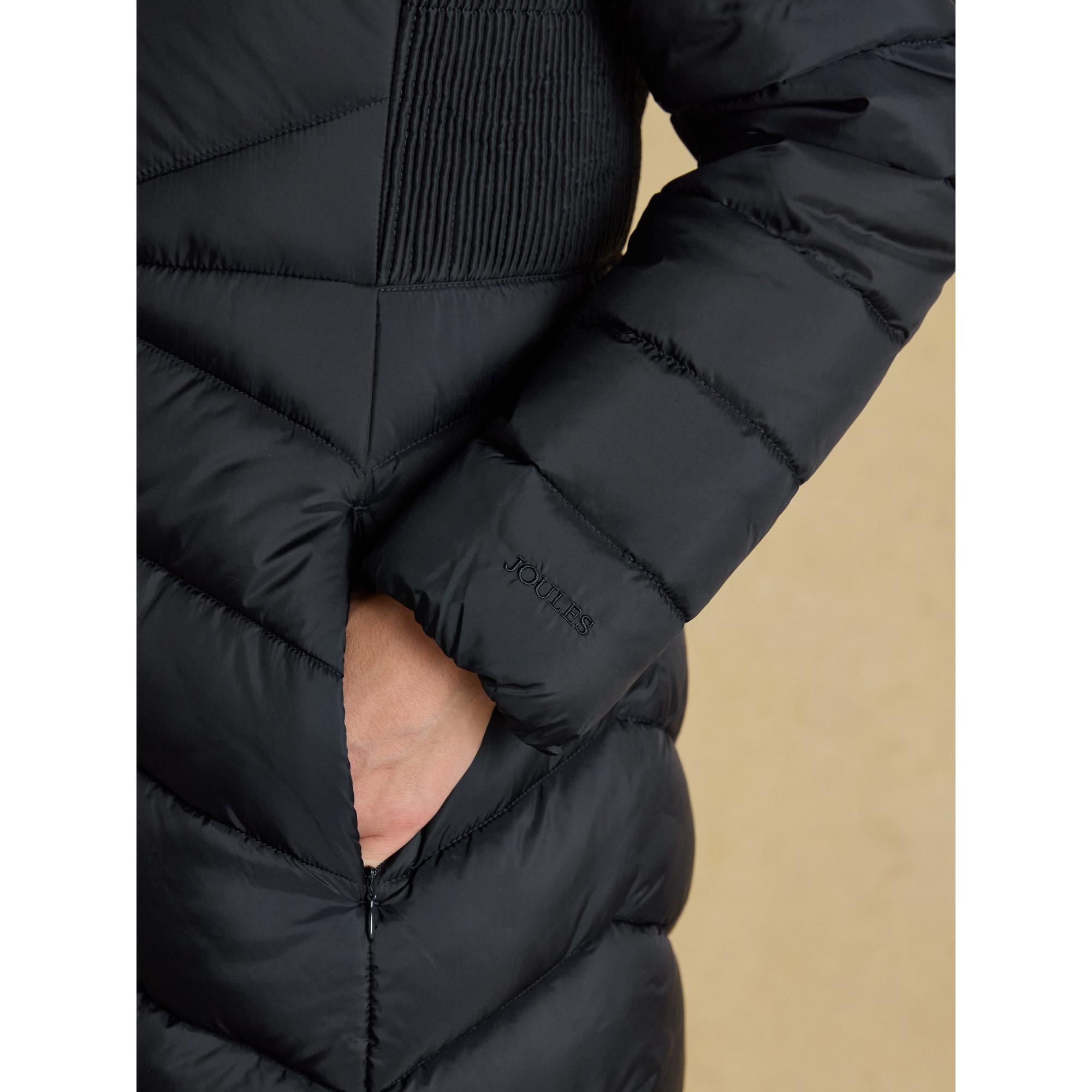 Product image 10 of 12 of Joules Women's Pembury Showerproof Longline Hooded Coat - Navy